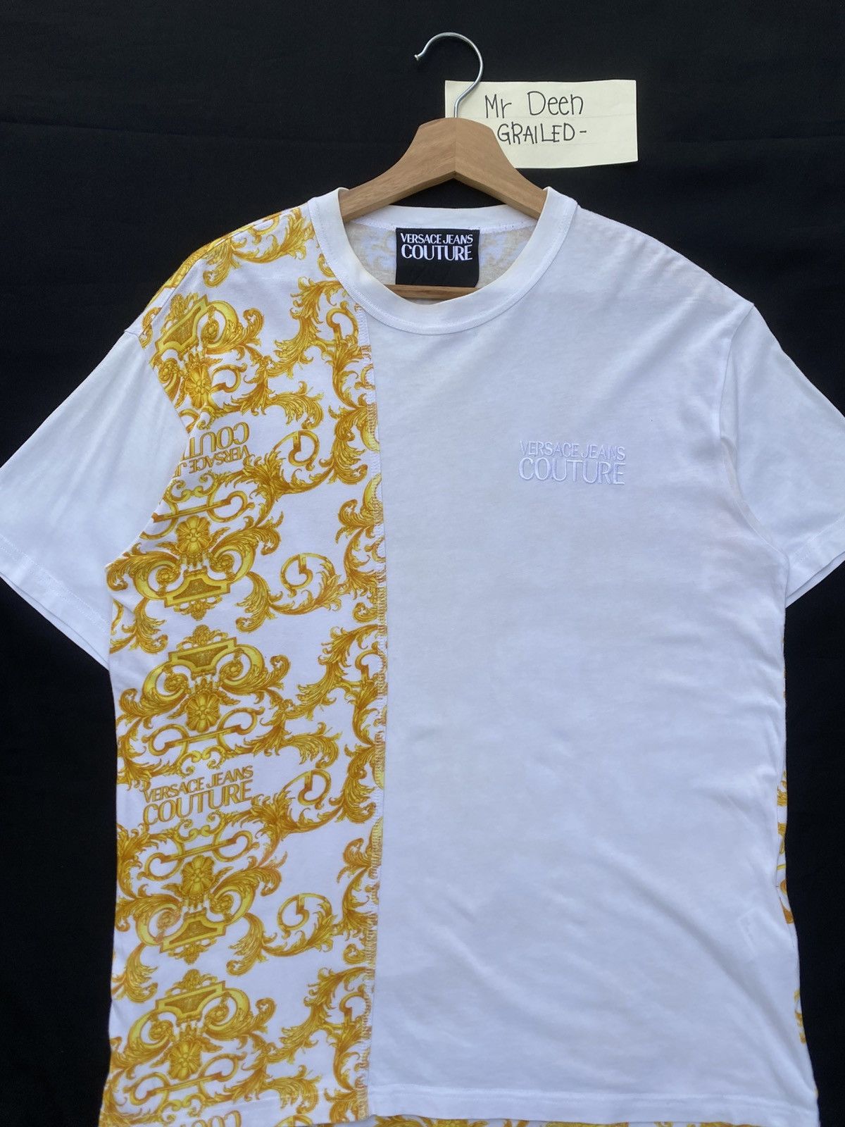 Versace Rare VERSACE Jeans Couture White Tshirt Size US M / EU 48-50 / 2 - 6 Thumbnail