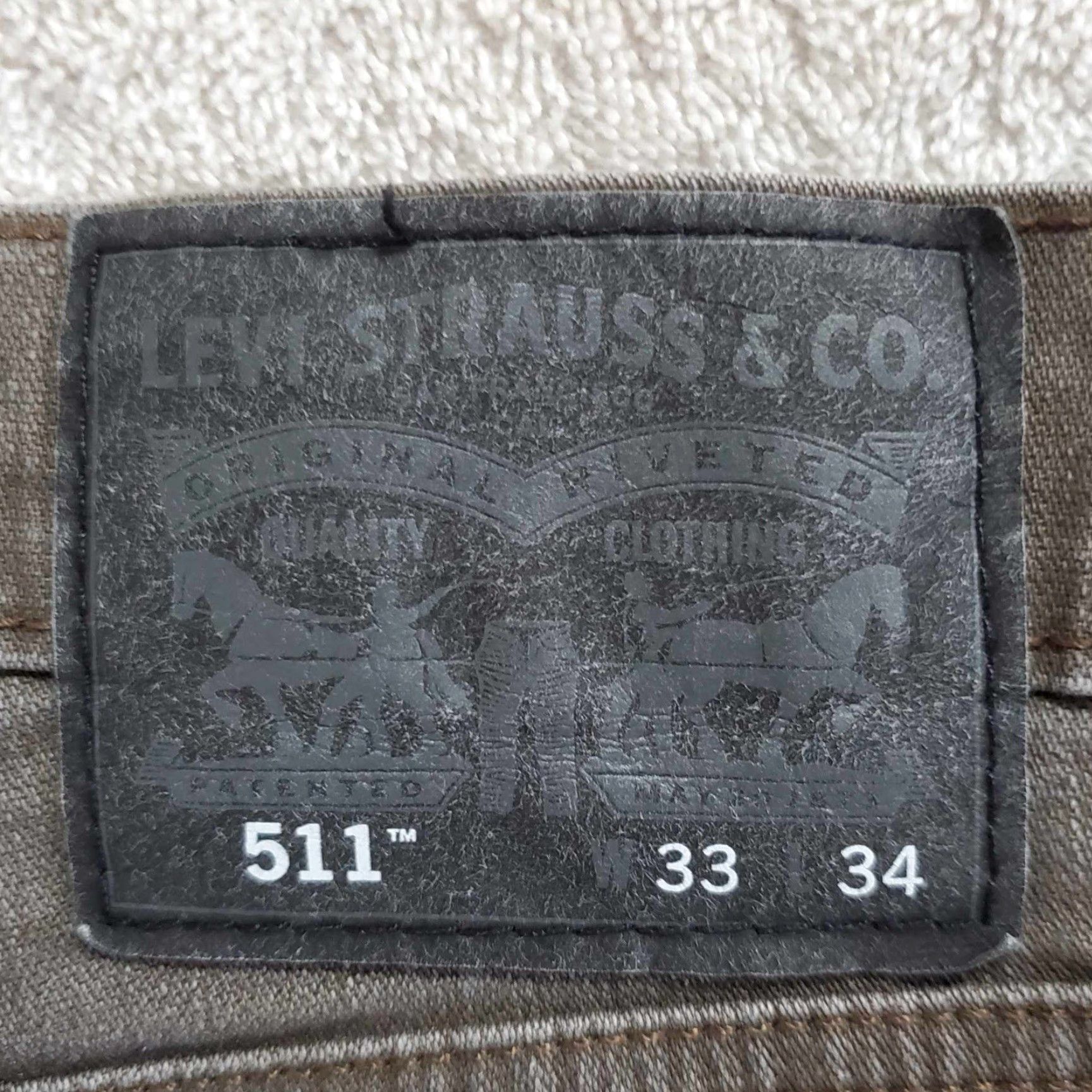 Levi's Levi's 511 Jeans Dark Wash Brown Mens 33x32 Y2K Straight Color Brown Tan Dark Levi's 511 Jeans Mens 33 32 Y2K Straight Dark Wash Brown Tan Size US 33 - 2 Thumbnail