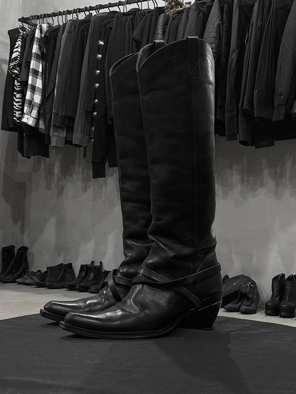 Dirk Bikkembergs Dirk Bikkembergs Leather Bondage Boots Size US 8.5 / IT 38.5 - 1 Thumbnail