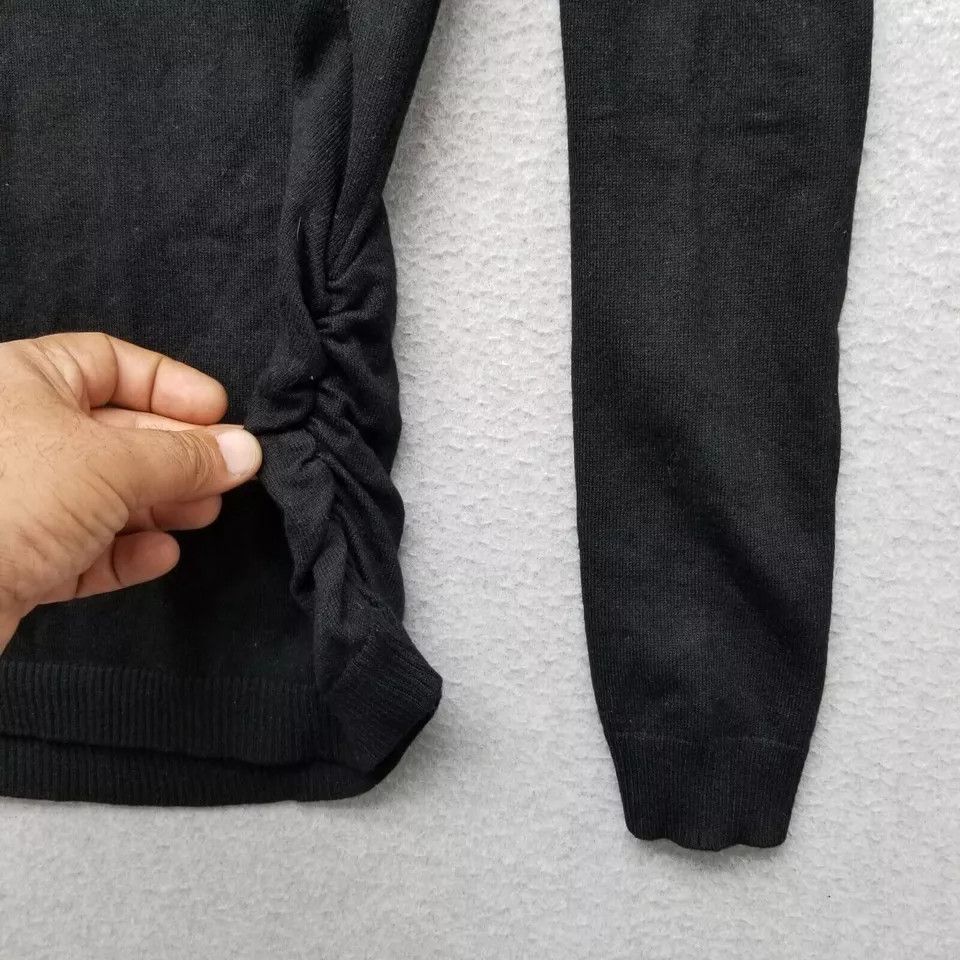 Other Hooked Up Sweater Womens Small Black Turtleneck Rayon Blend Size S / US 4 / IT 40 - 3 Thumbnail