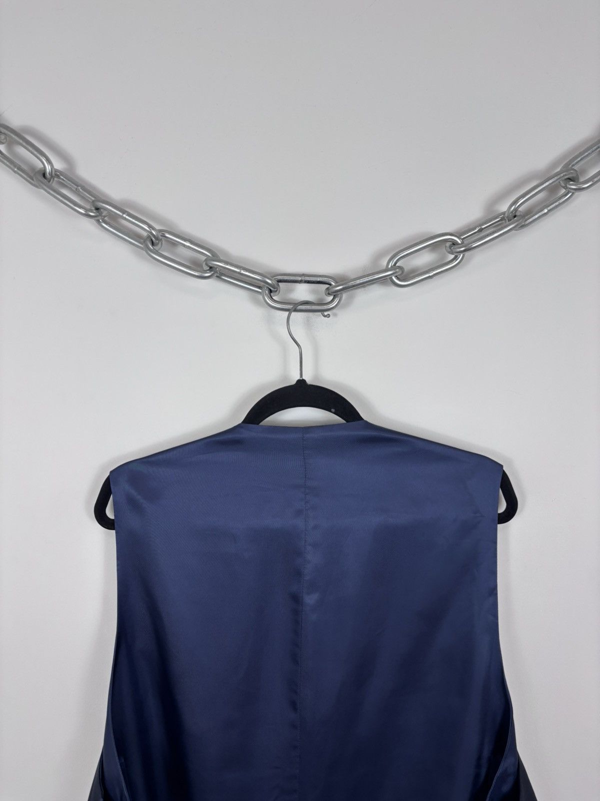 Suitsupply Suitsupply Lazio Men’s Navy Blue Wool Waistcoat Vest Size 52S - 16 Thumbnail