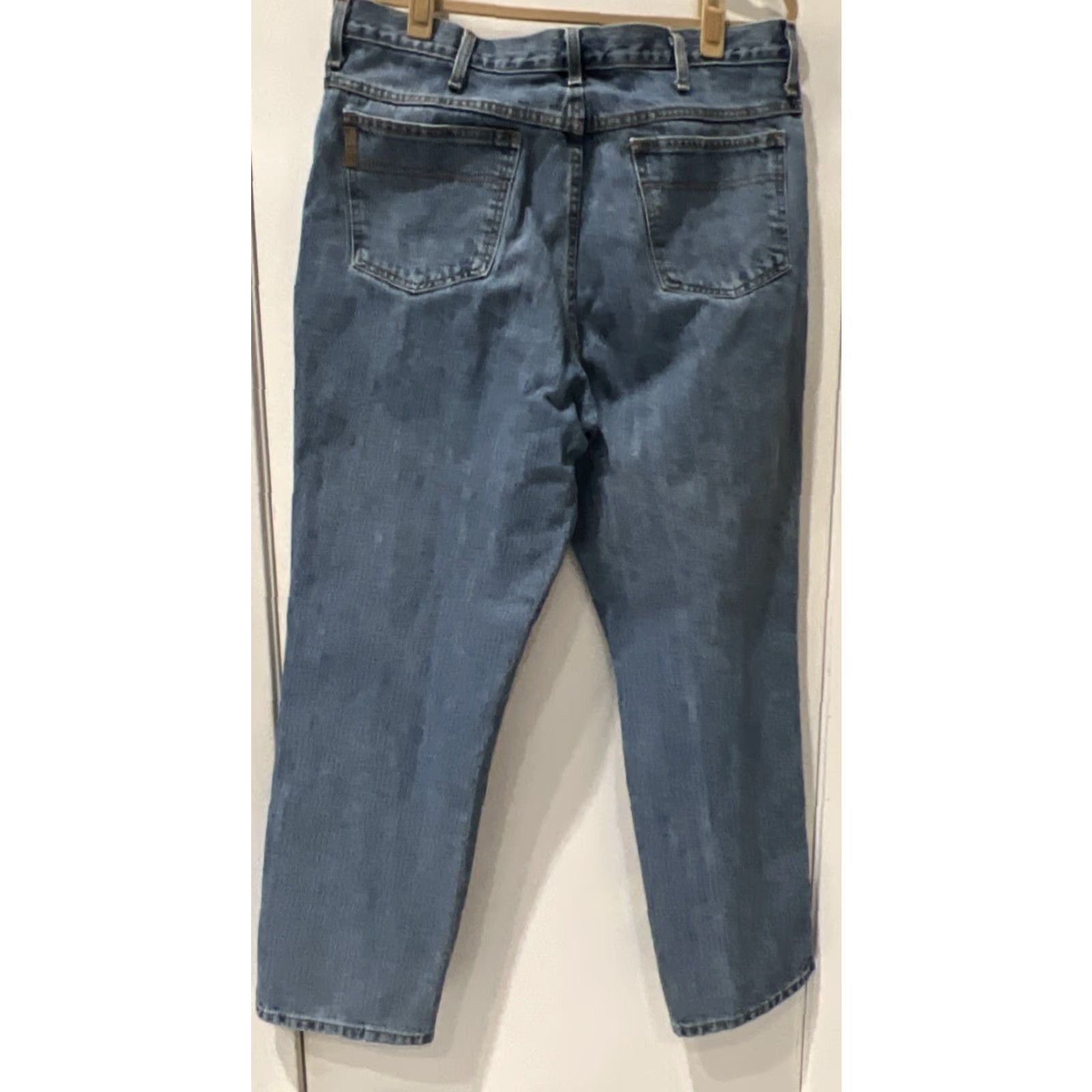 Vintage Cinch Jeans 36x30 Denim Green Label Western Original Fit Jeans Men Green Medium Denim Straight Tapered 36 30 Mens Size US 36 / EU 52 - 2 Thumbnail