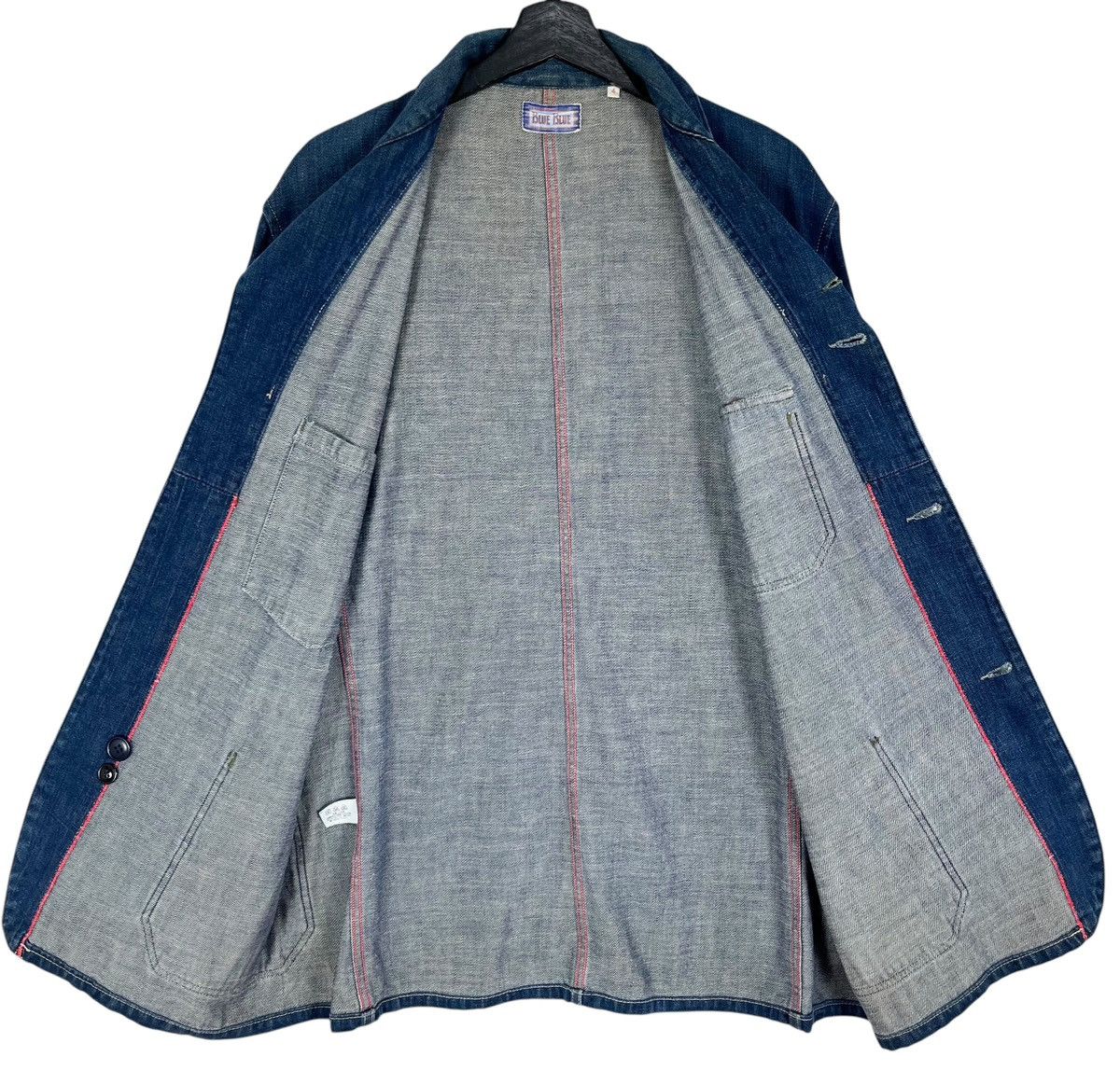 Blue Blue Japan × Japanese Brand Blue Blue Japan Denim Chore Jacket Size US XL / EU 56 / 4 - 7 Thumbnail