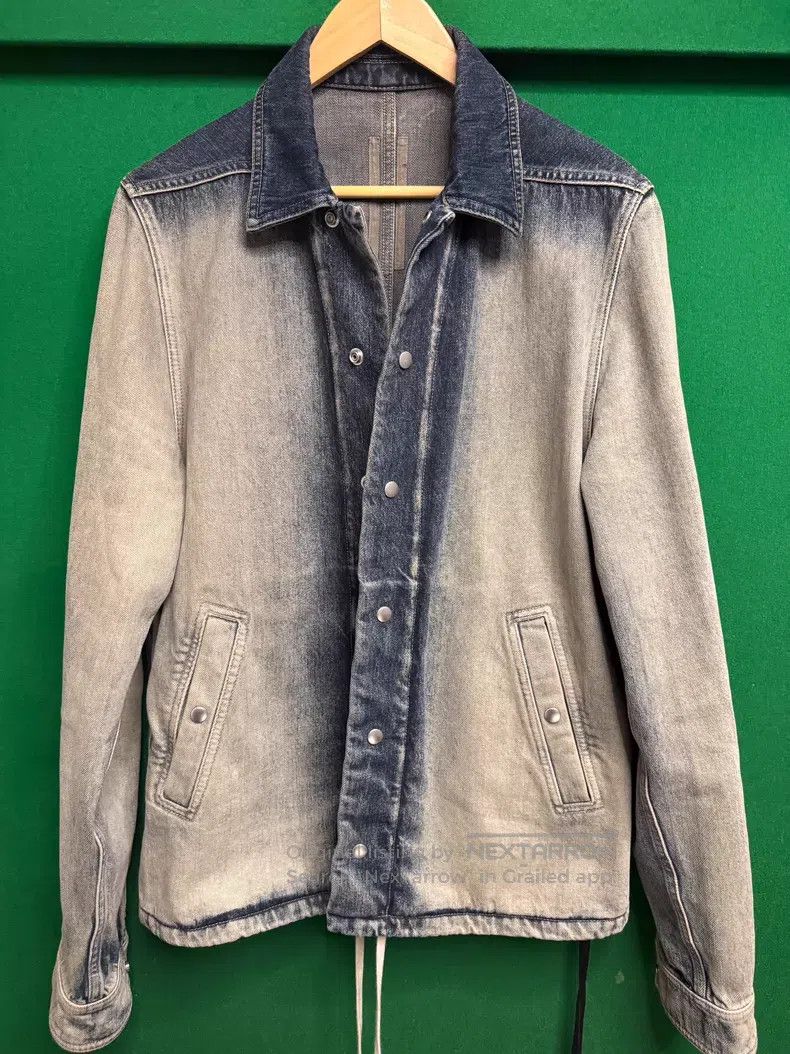 Rick Owens Rick Owens Drkshdw gradient wash denim jacket Size US S / EU 44-46 / 1 - 1 Thumbnail