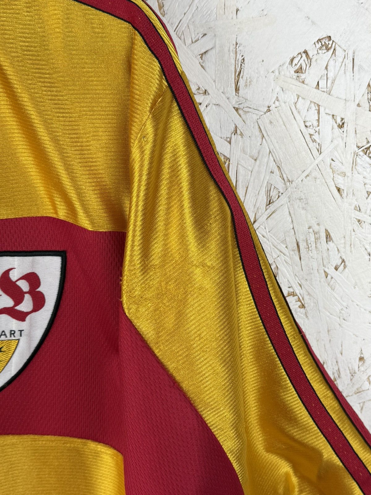 Adidas Adidas VfB Stuttgart 1999/00 Third Kit Soccer Jersey Gold L Size US L / EU 52-54 / 3 - 6 Thumbnail