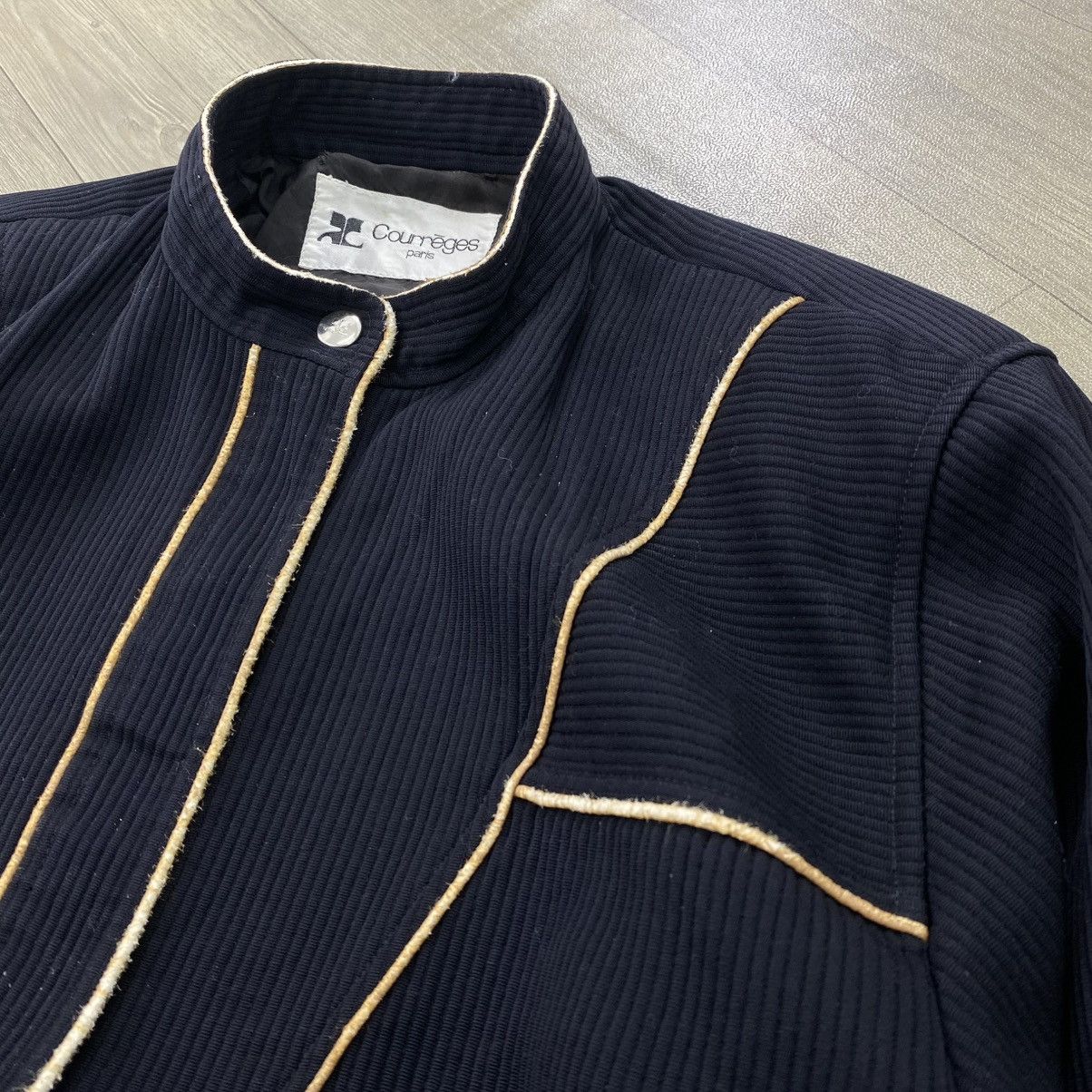 Courreges Vintage Courreges Paris Bomber Work Jacket Luxury Size US M / EU 48-50 / 2 - 7 Thumbnail