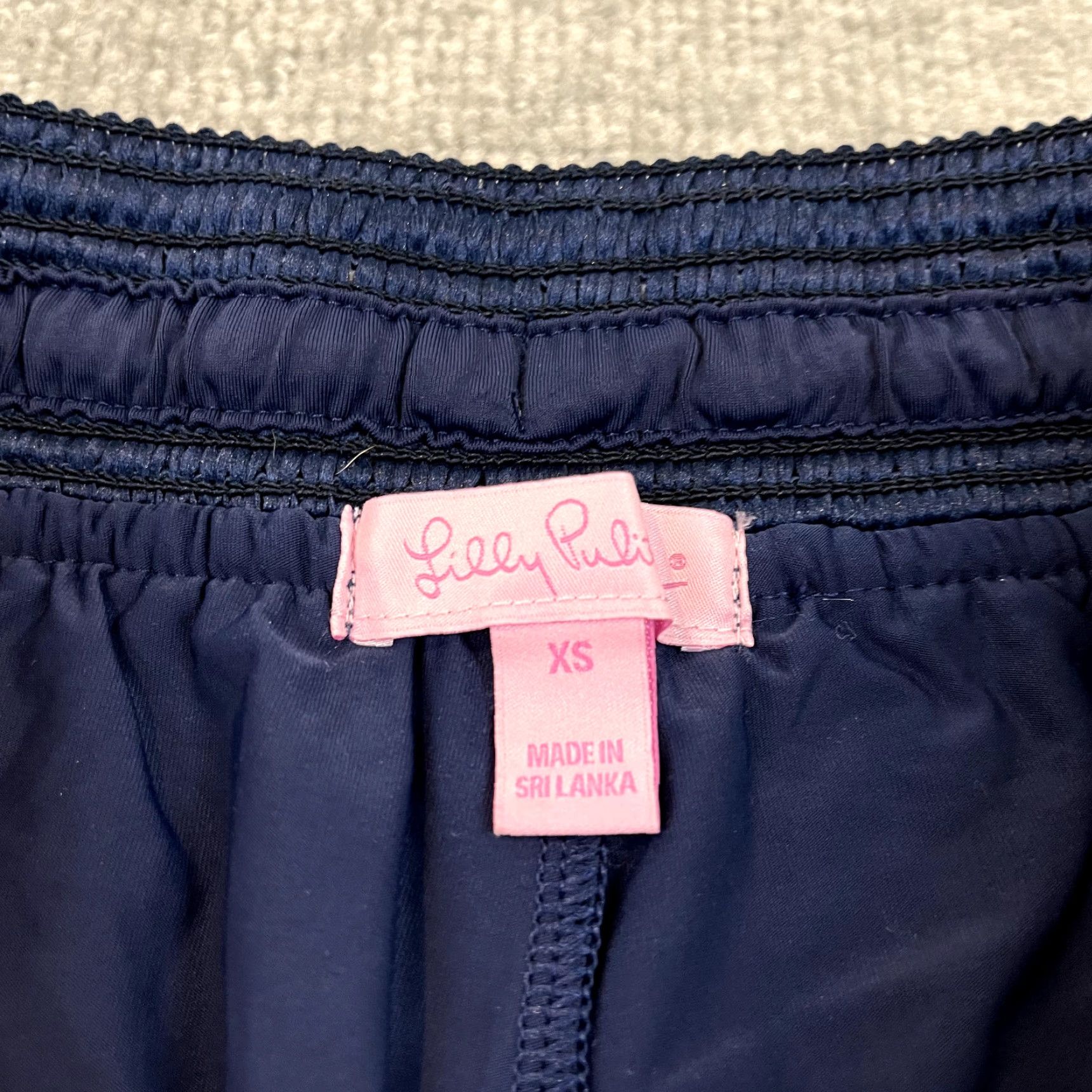 Lilly Pulitzer Lilly Pulitzer Shorts Womens XS Extra Small 4" Claudette Blue Lined Crochet Preppy Tropical Garden Party Size 26" / US 2 / IT 38 - 2 Thumbnail