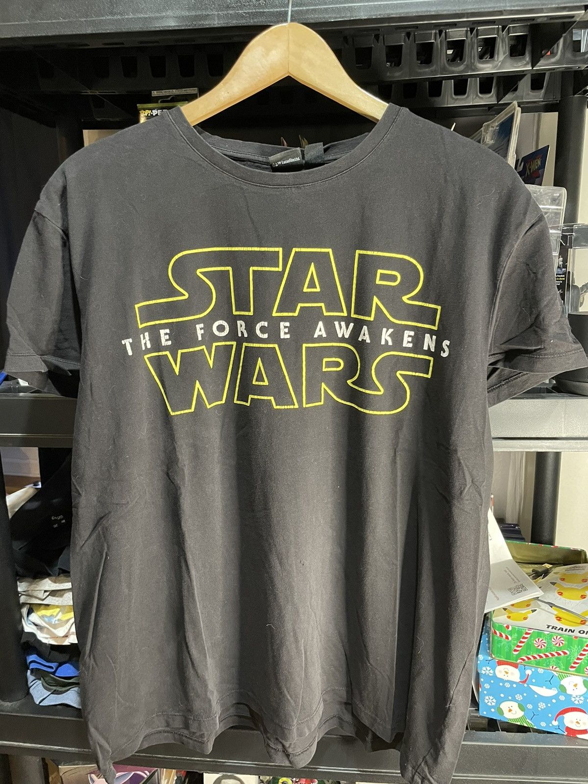 Star Wars StarWars the Force Awakens 2015 movie promo T-shirt Size US M / EU 48-50 / 2 - 1 Thumbnail