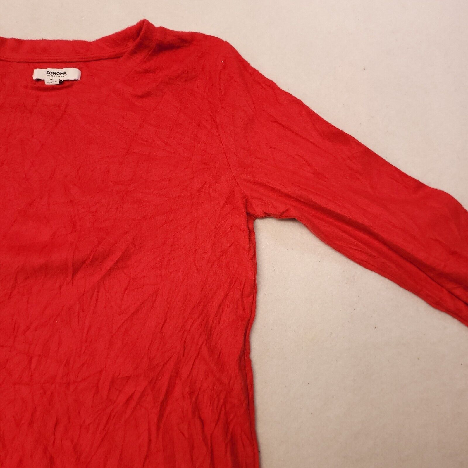 Sonoma Sonoma Sleepwear Casual Pajama Shirt Womens Size Medium Red Size ONE SIZE - 5 Thumbnail