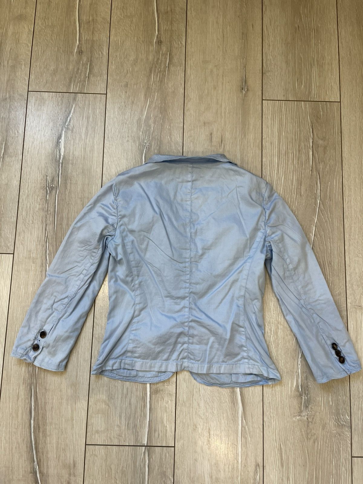 Prada Prada Italy Single Breasted Blazer Blue Women 38 Asymmetric Size XS / US 0-2 / IT 36-38 - 7 Thumbnail