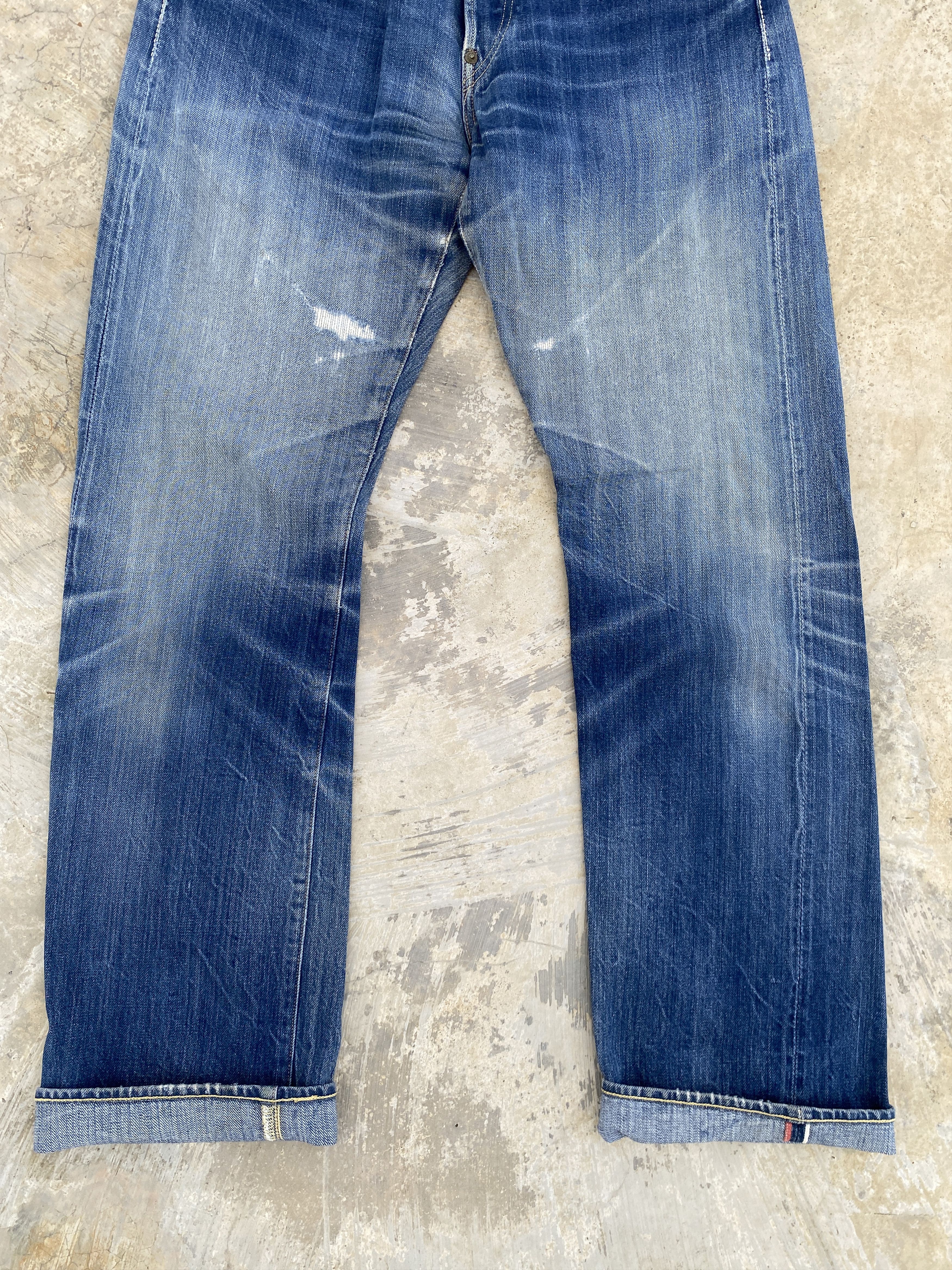 Japanese Brand Canton Overalls Lot 2000 Selvedge Jeans Size US 33 - 4 Thumbnail