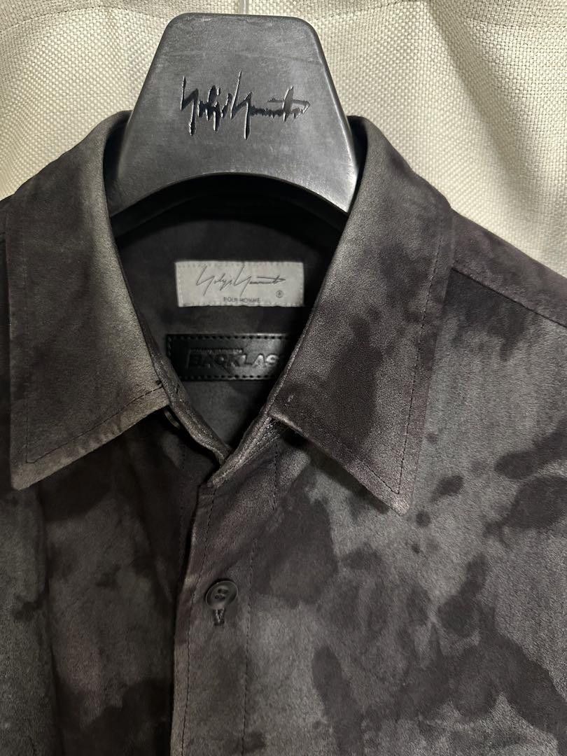 Yohji Yamamoto POUR HOMME BACKLASH collab 22ss kangaroo leather shirts Size US M / EU 48-50 / 2 - 3 Thumbnail