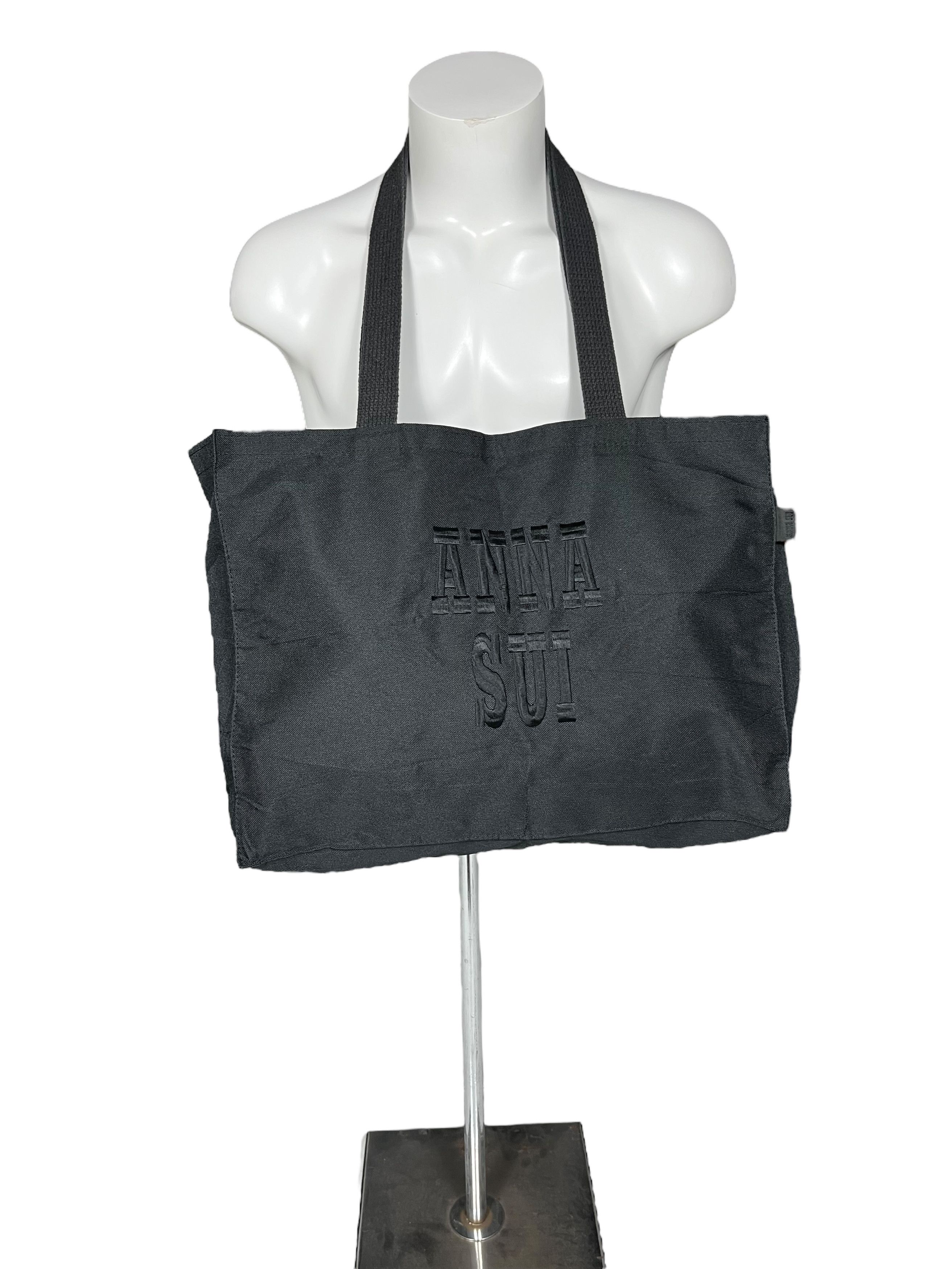 Other Anna Sui Black Embroidered Made In Usa 🇺🇸 Big Tote Bag Size ONE SIZE - 4 Thumbnail
