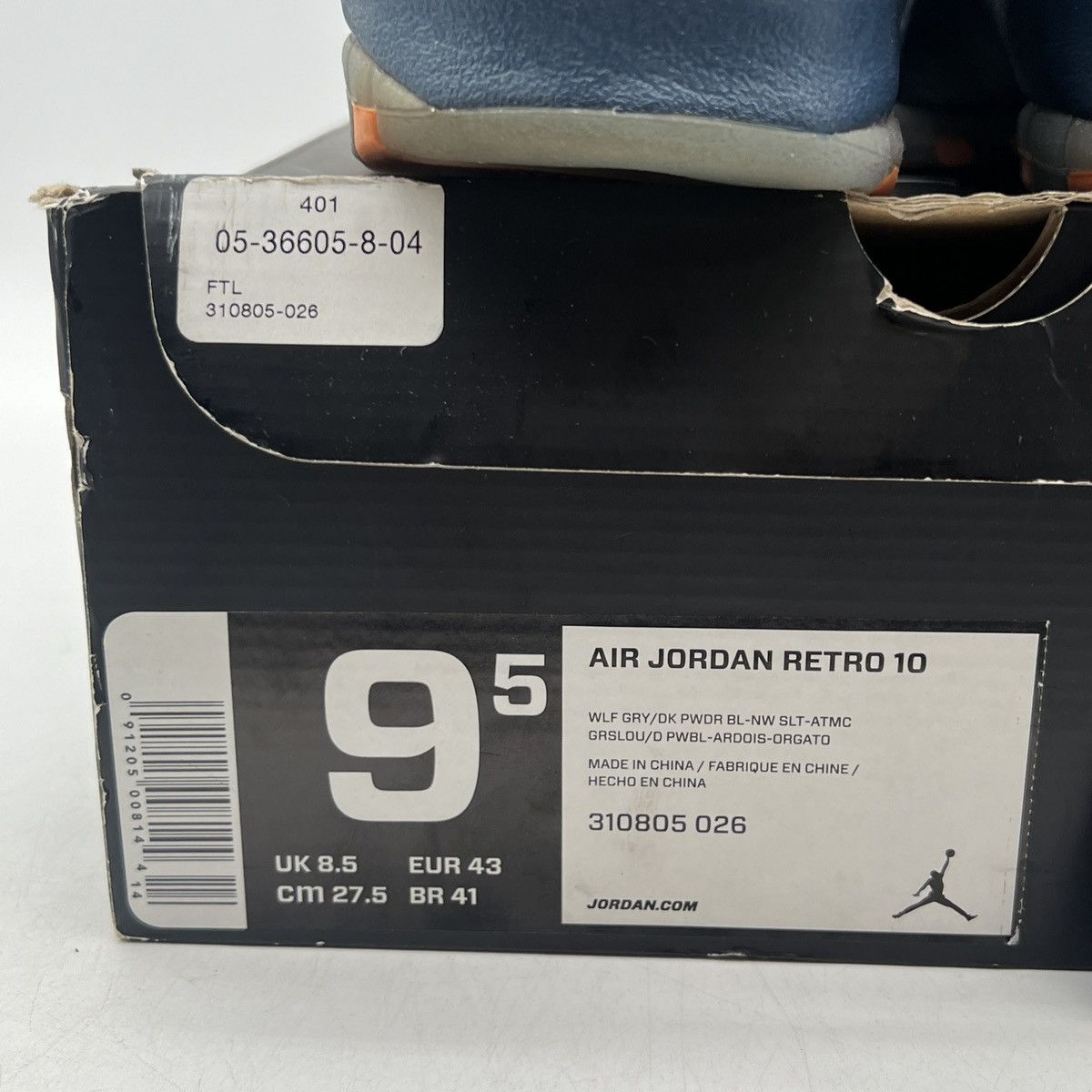 Jordan Brand Air Jordan 10 bobcats Size US 9.5 / EU 42-43 - 6 Thumbnail