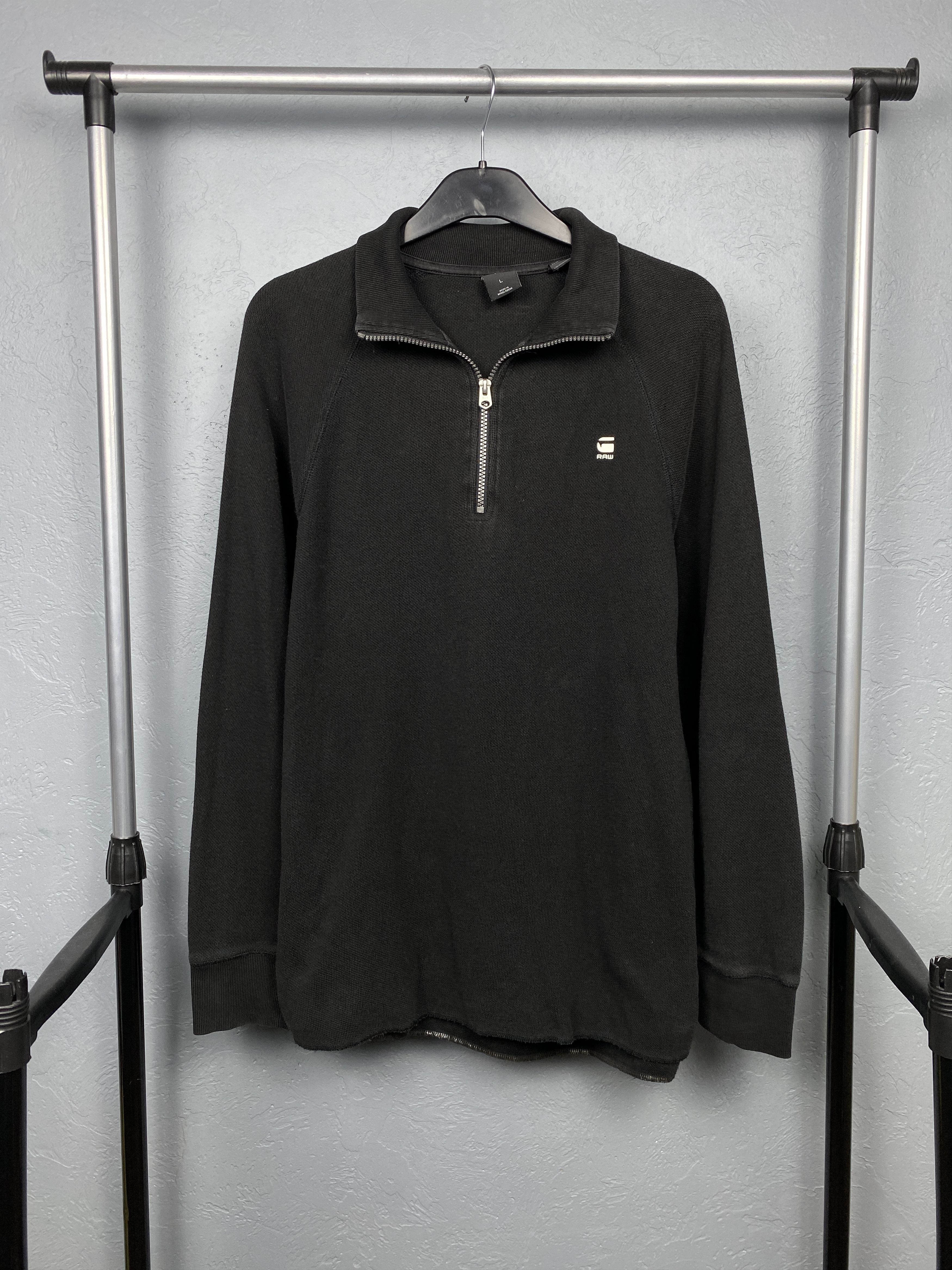 G-Star G Star Raw Vintage Mens Quarter Zip 1\4 Sweater Size US L / EU 52-54 / 3 - 1 Thumbnail