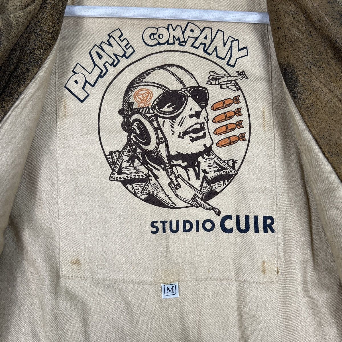 Japanese Brand 🔥 RARE ARCHIVES PLANE COMPANY AIR FORCE LEATHER TANK TOP Size US M / EU 48-50 / 2 - 14 Thumbnail