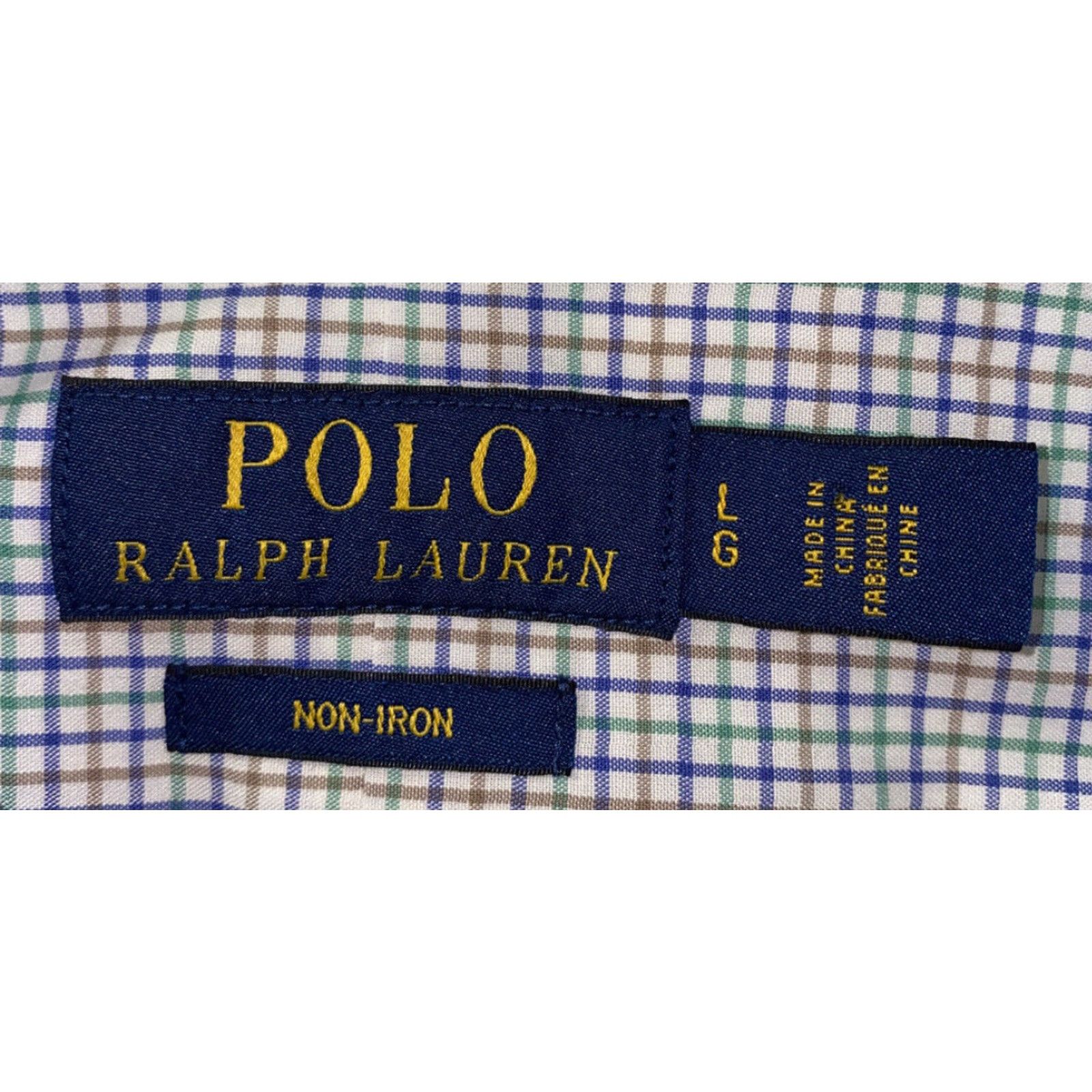 Polo Ralph Lauren Polo Ralph Lauren Men's Check Long Sleeve Non-Iron Cotton Button-Up Shirt Size Large Multicolor Size US L / EU 52-54 / 3 - 6 Thumbnail