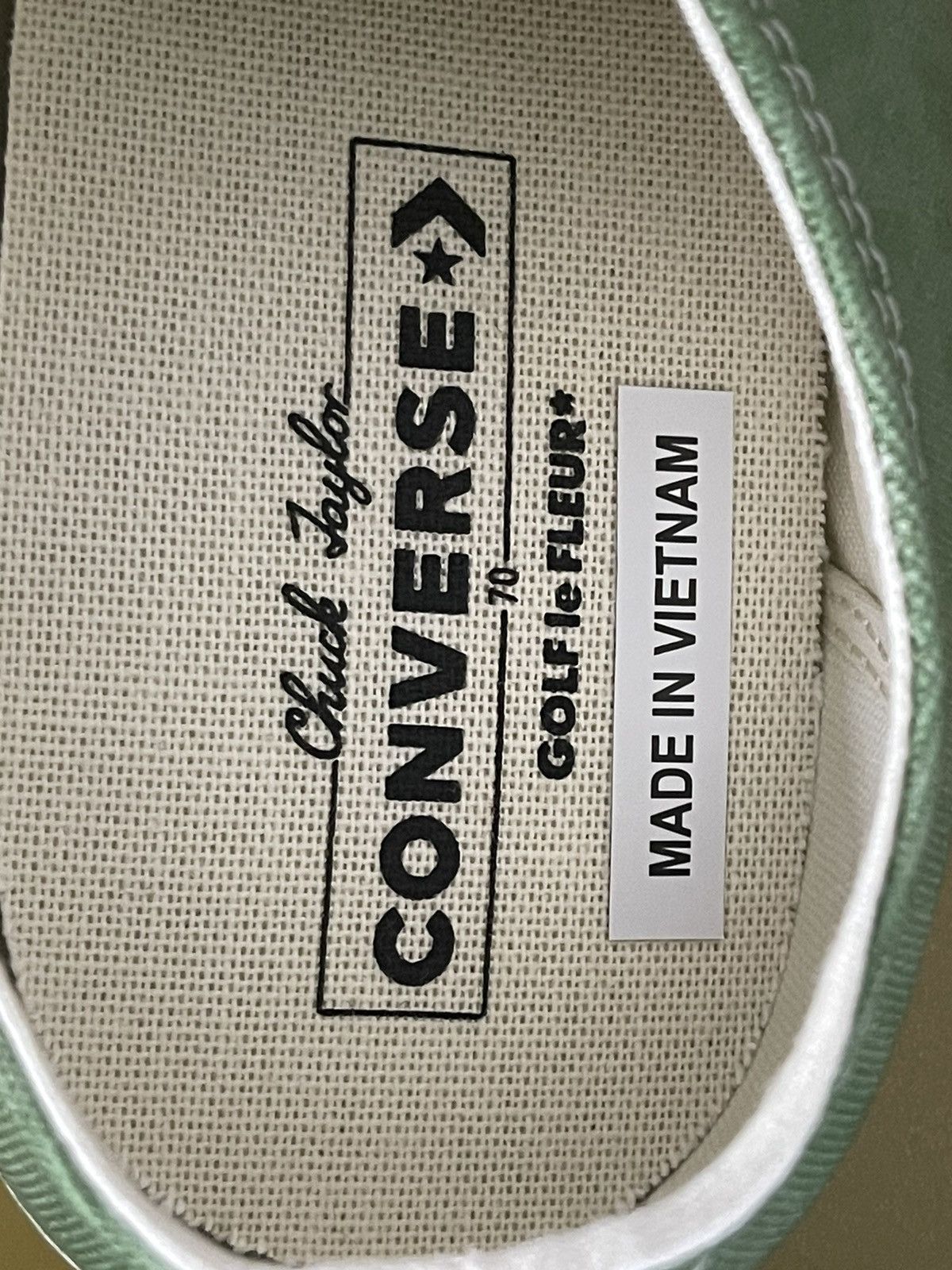Converse × Golf le Fleur GOLF LE FLEUR* CAMO CHUCK 70 GREEN (NO BOX) Size US 10.5 / EU 43-44 - 6 Thumbnail