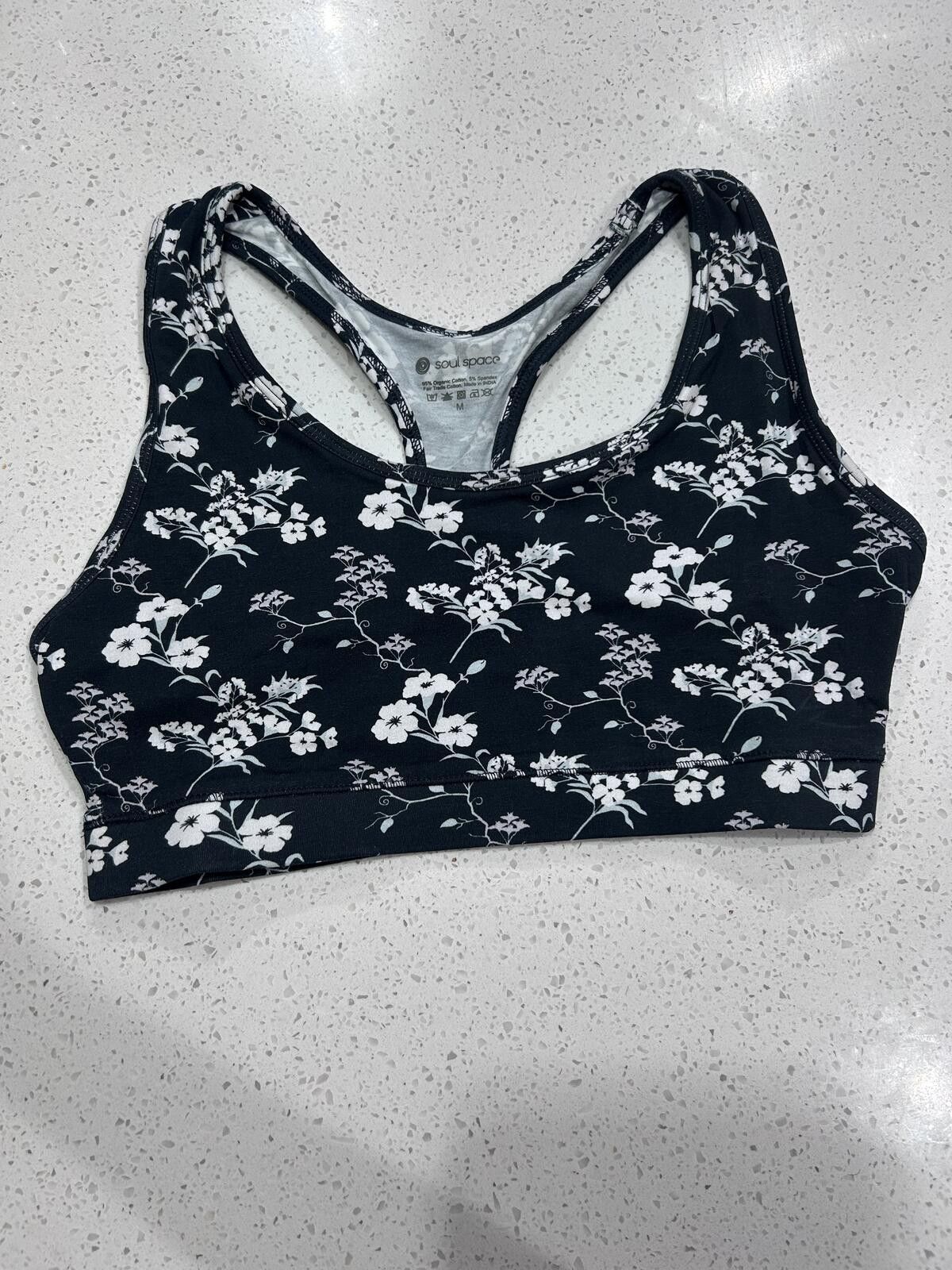 Other Soul Space Organic Digital Print Jasmine Bra | Size M Size ONE SIZE - 3 Thumbnail