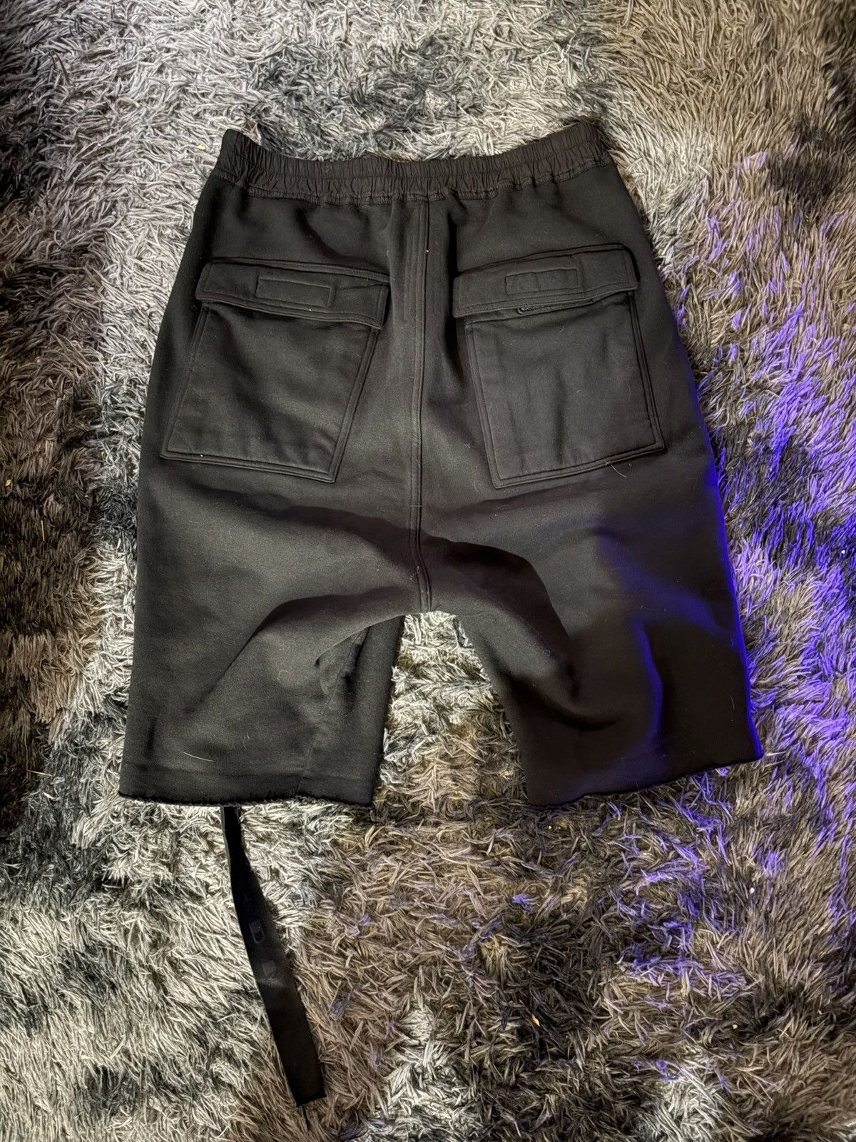 Rick Owens Rick Owens Drkshdw DU01B7373 Black Sweat Shorts Size S Size US 32 / EU 48 - 2 Thumbnail