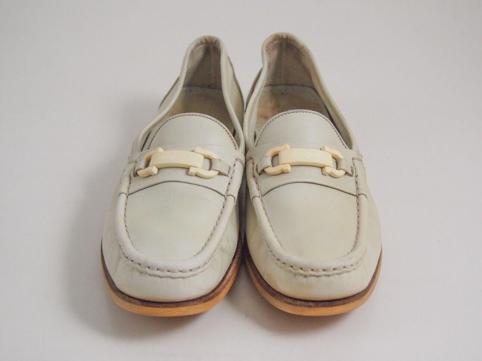 Salvatore Ferragamo Ferragamo Gancio Loafers Light Green Leather EU 40 US 10 C Size US 10 / IT 40 - 1 Thumbnail