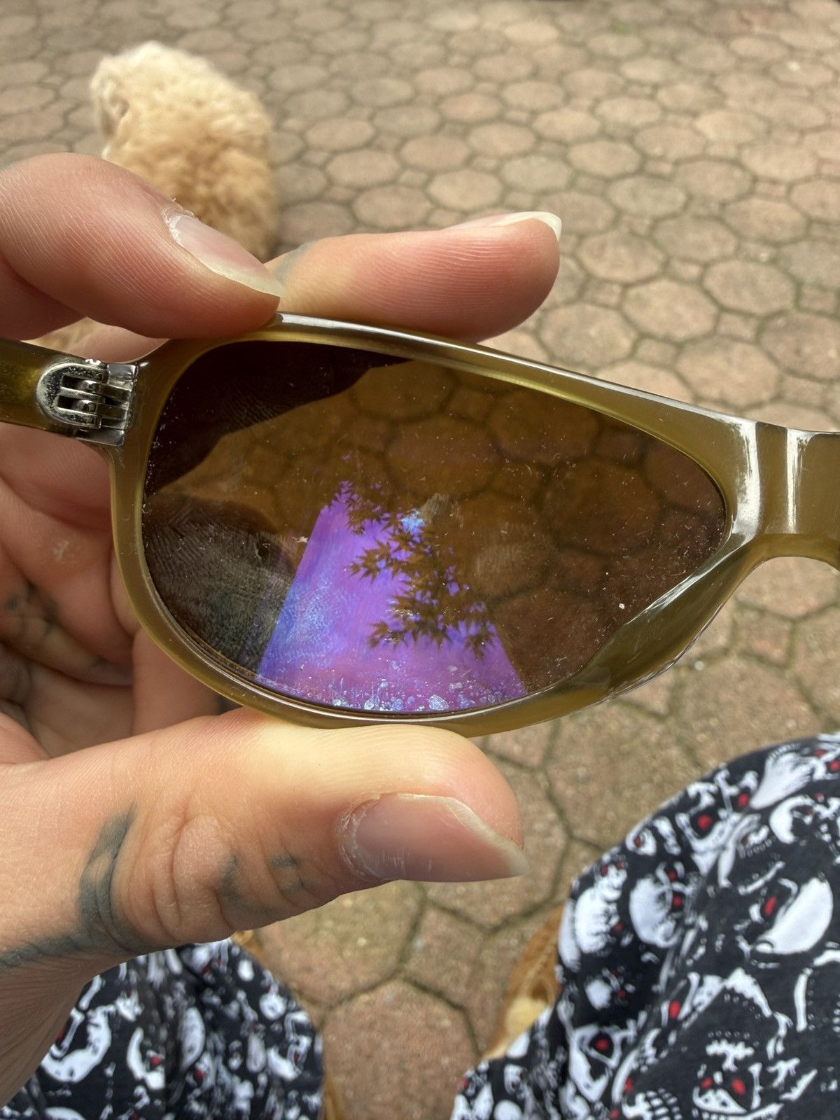 Handmade Olive brown handmade japan sunglasses retail $598 Size ONE SIZE - 10 Thumbnail