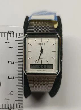 Casio Rare Casio Vintage AQ-707 Ana-Digi Size 28 - 2 Thumbnail