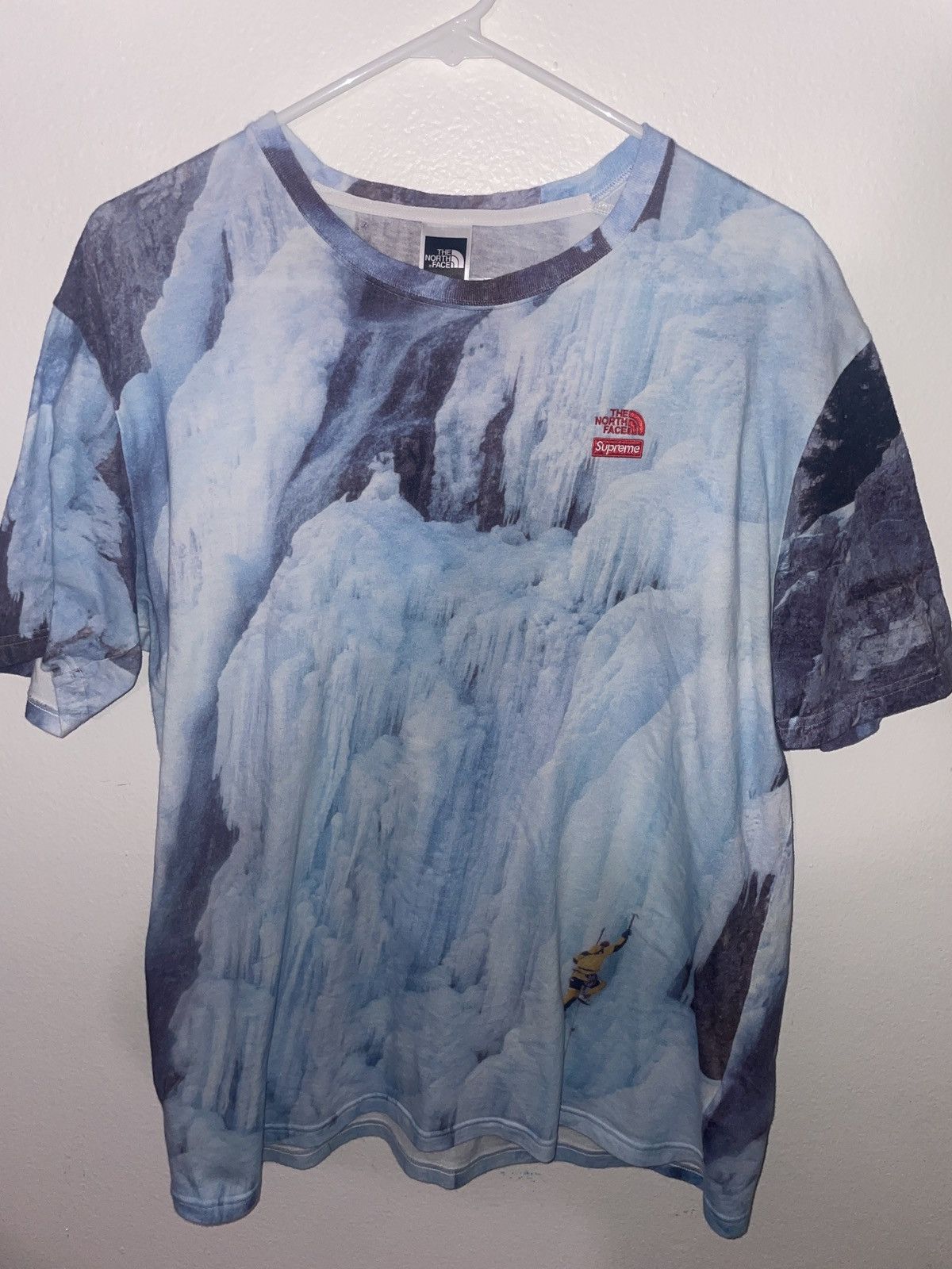 Supreme Supreme the north face ice climb tee | Grailed