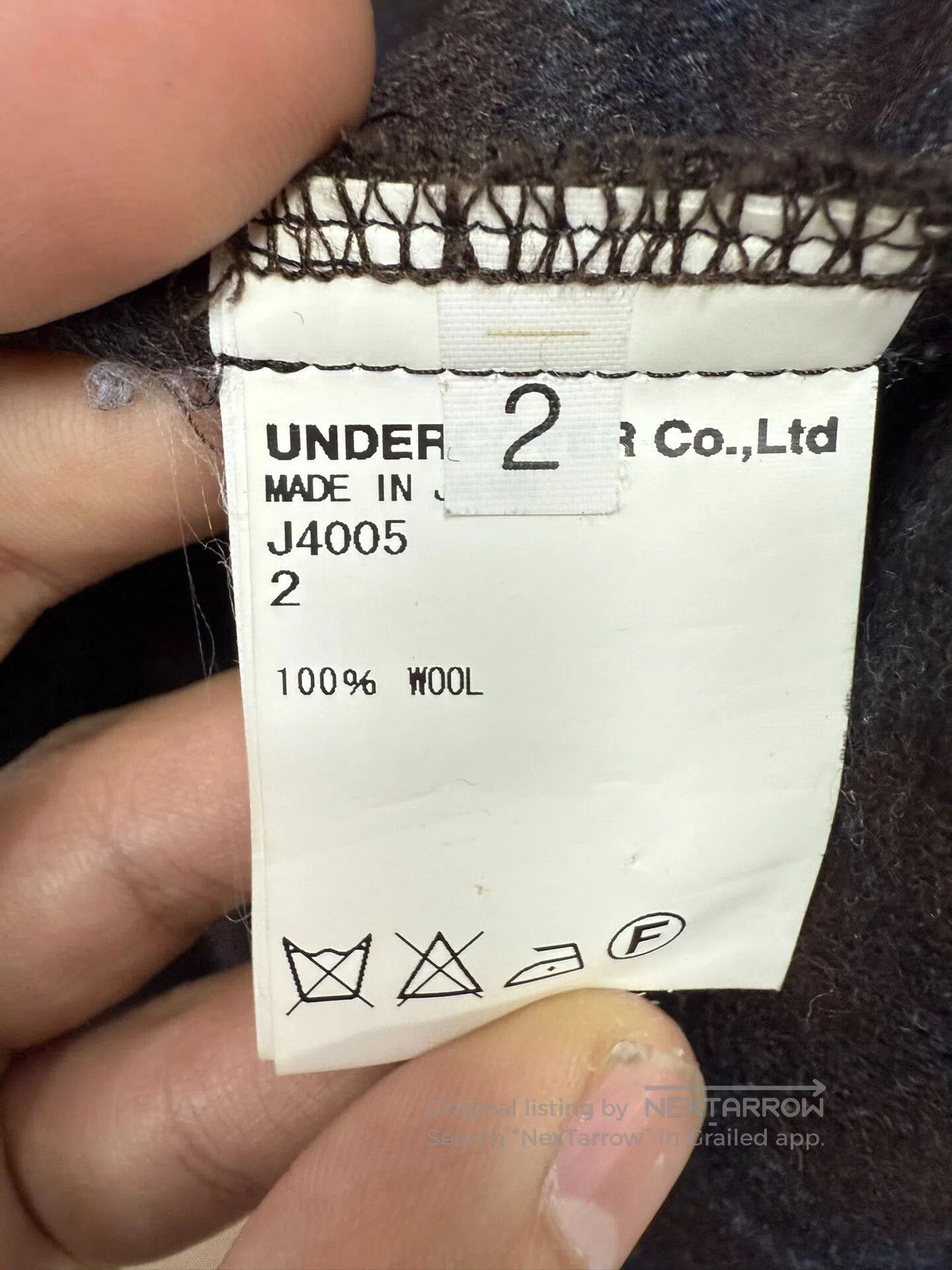 Comme des Garcons Homme Plus UNDERCOVER Wool Plaid Bathrobe Coat. Size US M / EU 48-50 / 2 - 7 Thumbnail