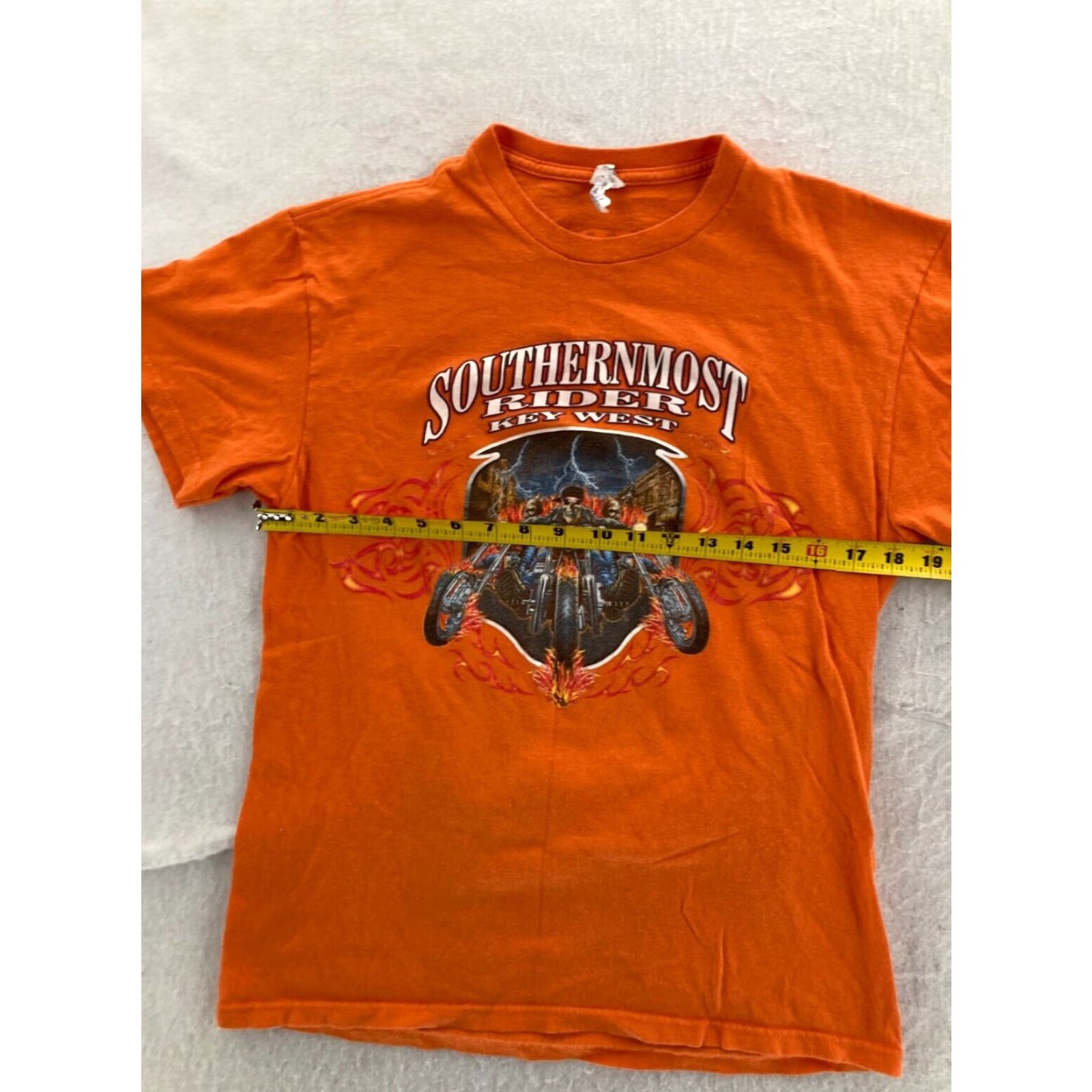 Vintage Biker T Shirt SouthernMost Riders Key West Shirt Mens Medium Tee Skull Riders Size US M / EU 48-50 / 2 - 4 Thumbnail