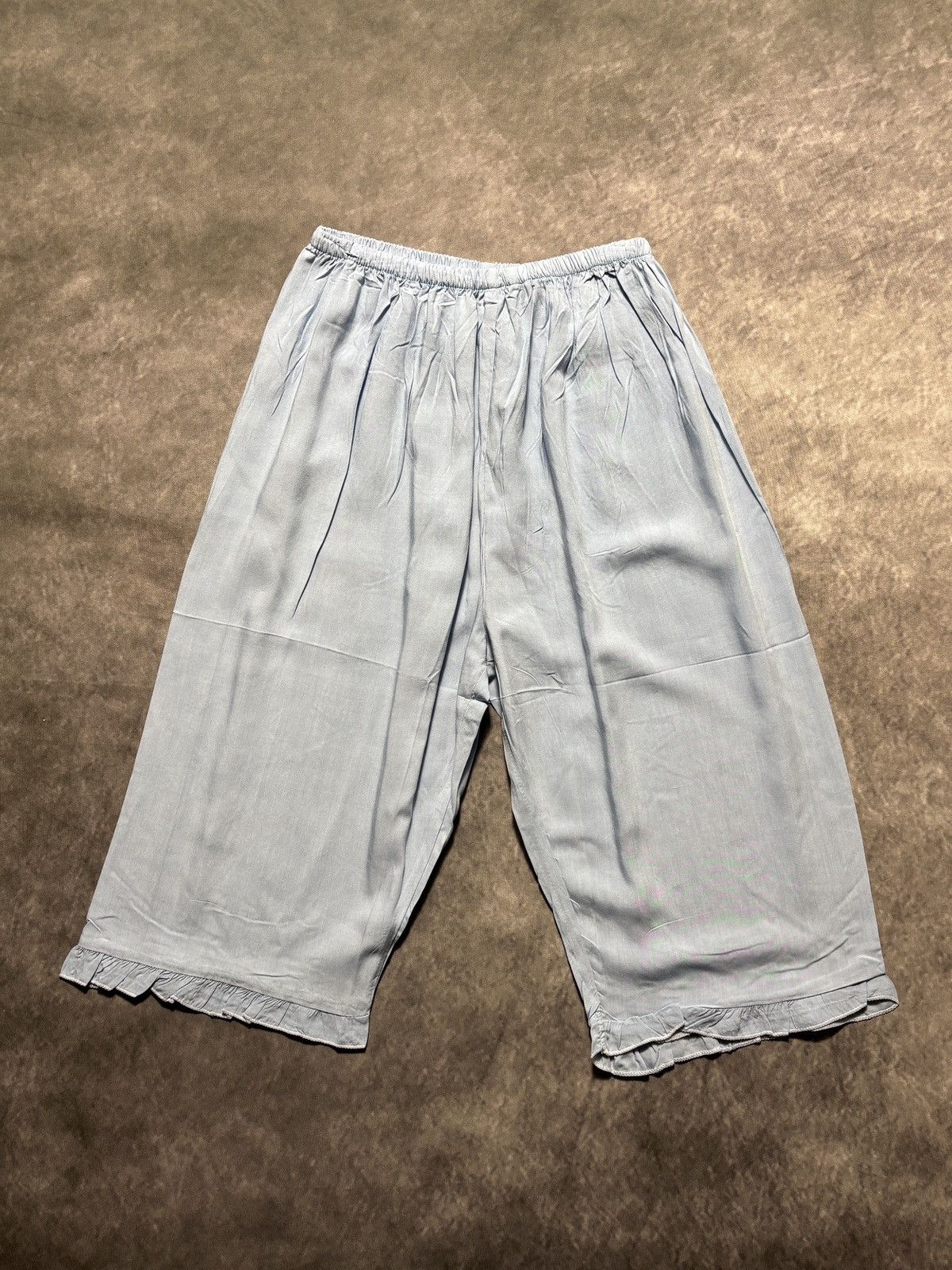 Vintage VIntage Pyjama Set Matching Two Piece Culotte Shorts Silk Size 26" / US 2 / IT 38 - 4 Thumbnail