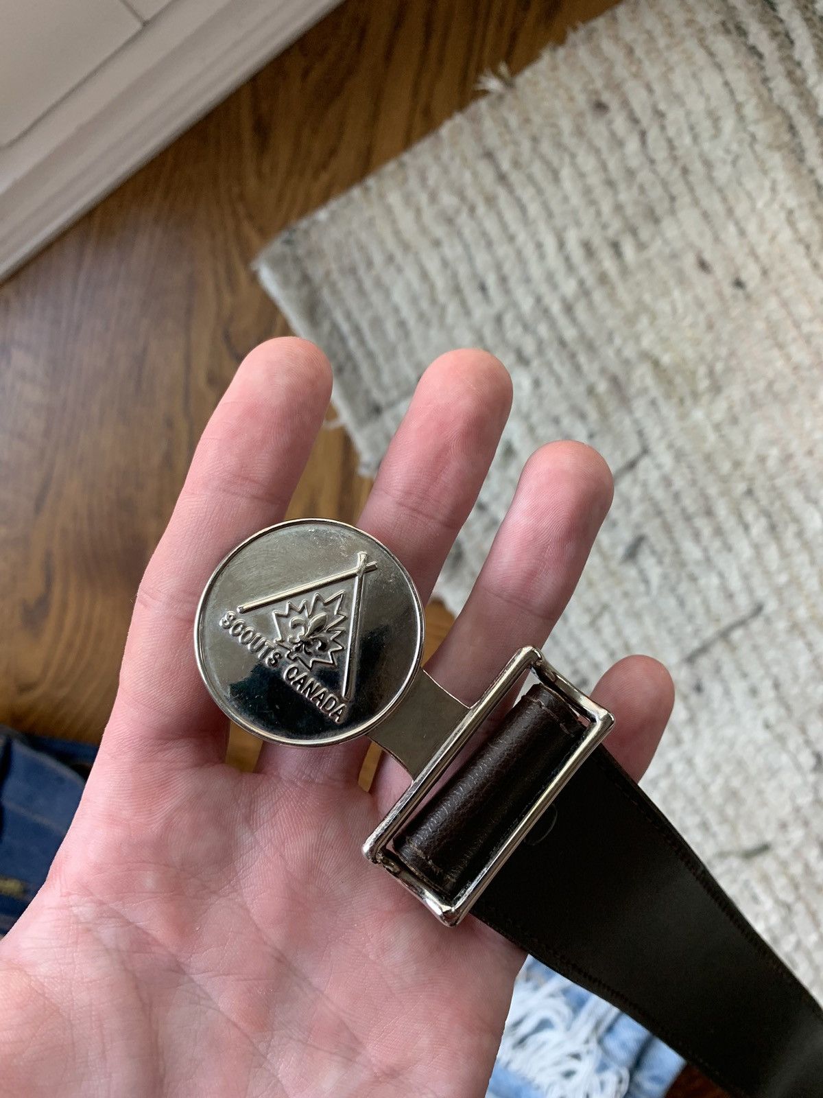 Vintage Vintage Boy Scouts Belt Adjustable Chestnut Silver 28 30 USA Size ONE SIZE - 13 Thumbnail