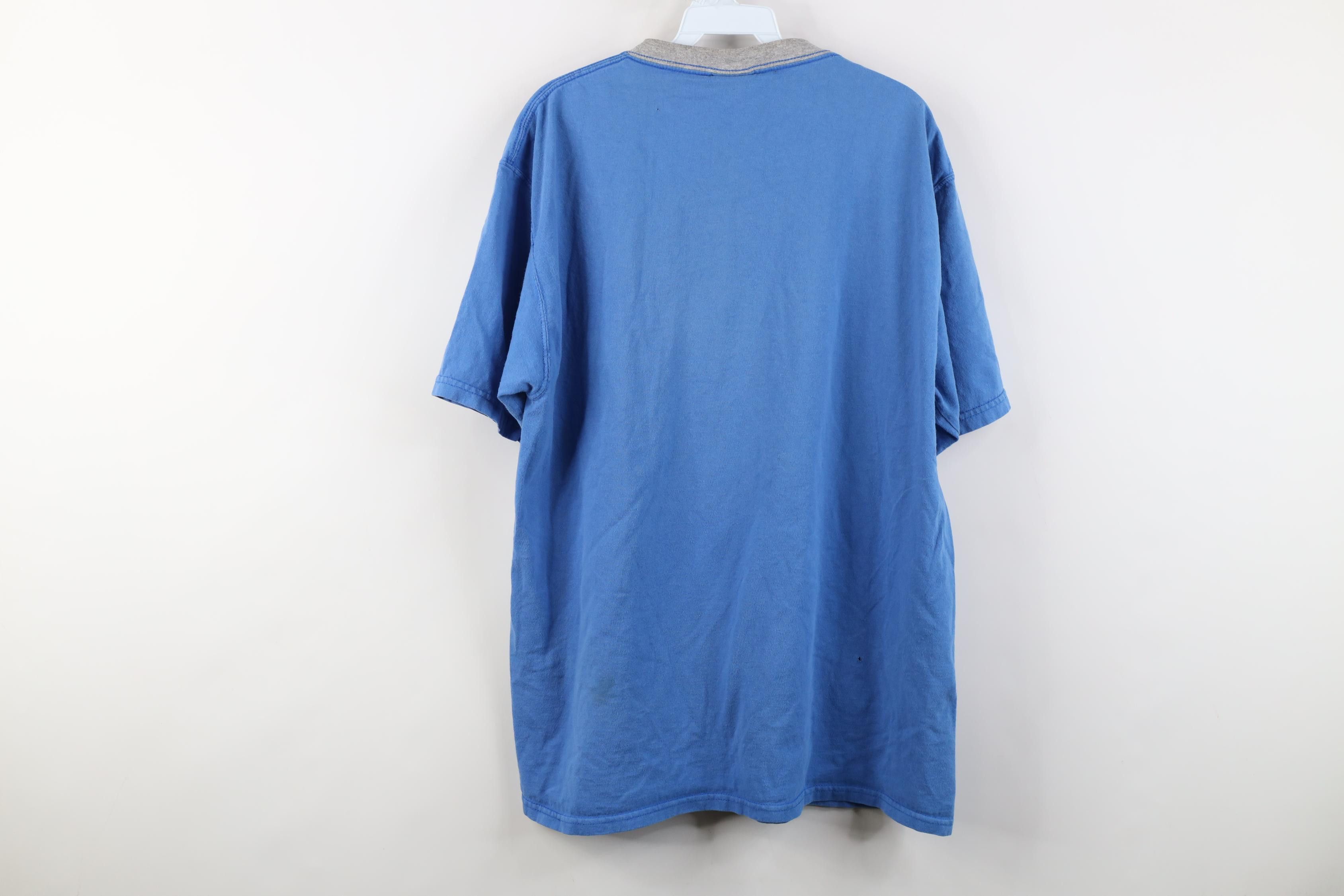 Vintage Vintage Y2K 2005 NFL Detroit Lions Football T-Shirt Blue Size US XL / EU 56 / 4 - 13 Thumbnail