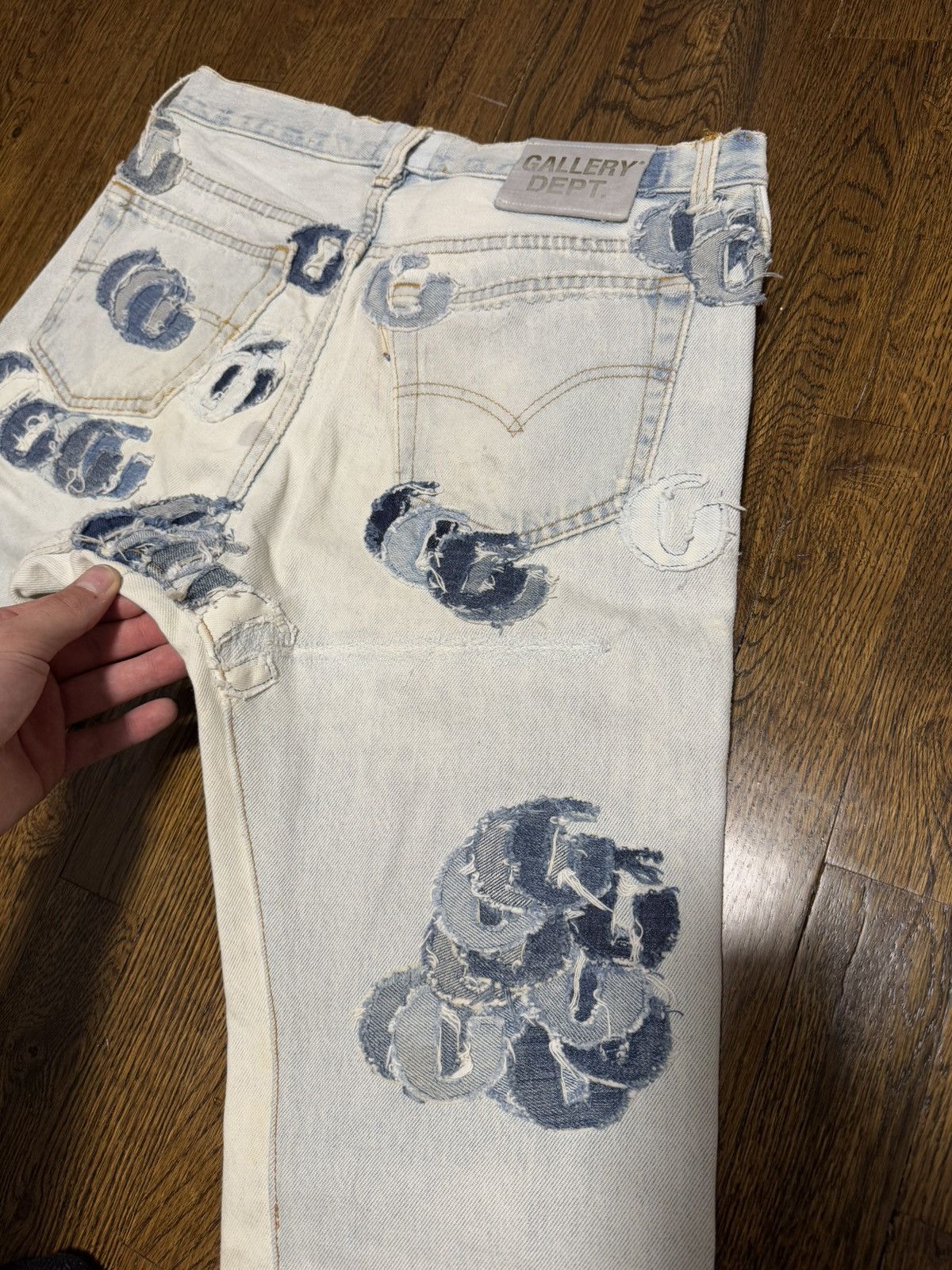 Gallery Dept. Gallery Dept Super G Patch La Flare Jeans Size US 30 / EU 46 - 5 Thumbnail