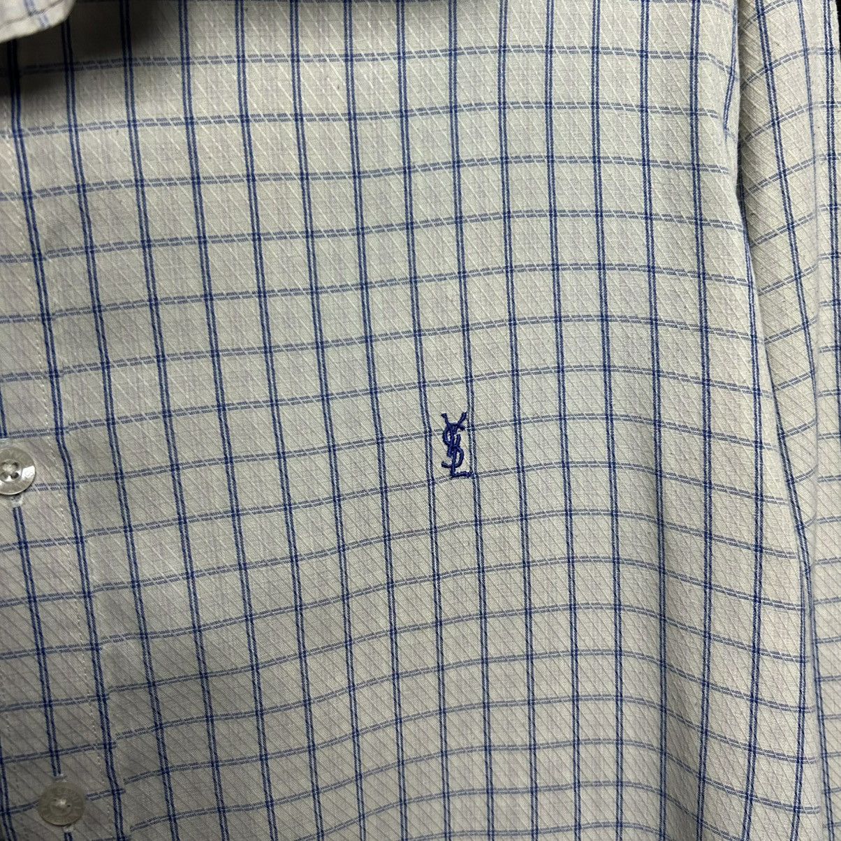 Yves Saint Laurent Luxury Yves Saint Laurent Small logo designer button shirt Size US M / EU 48-50 / 2 - 3 Thumbnail