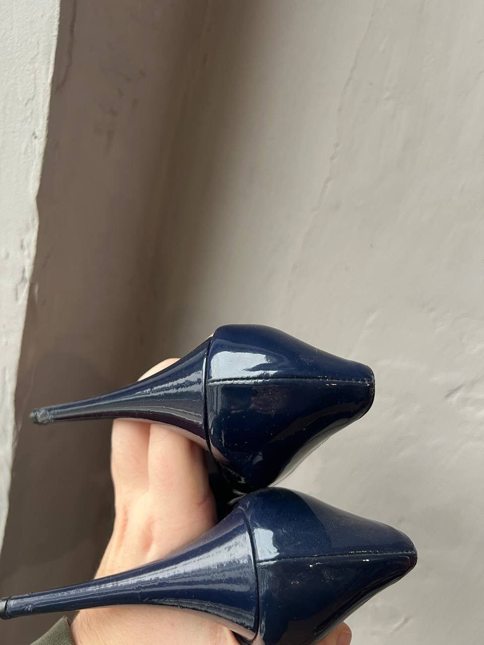 Prada PRADA NAVY PATERN LEATHER PLATFORM HEELS RARE SIZE 38.5 Size US 8.5 / IT 38.5 - 11 Thumbnail
