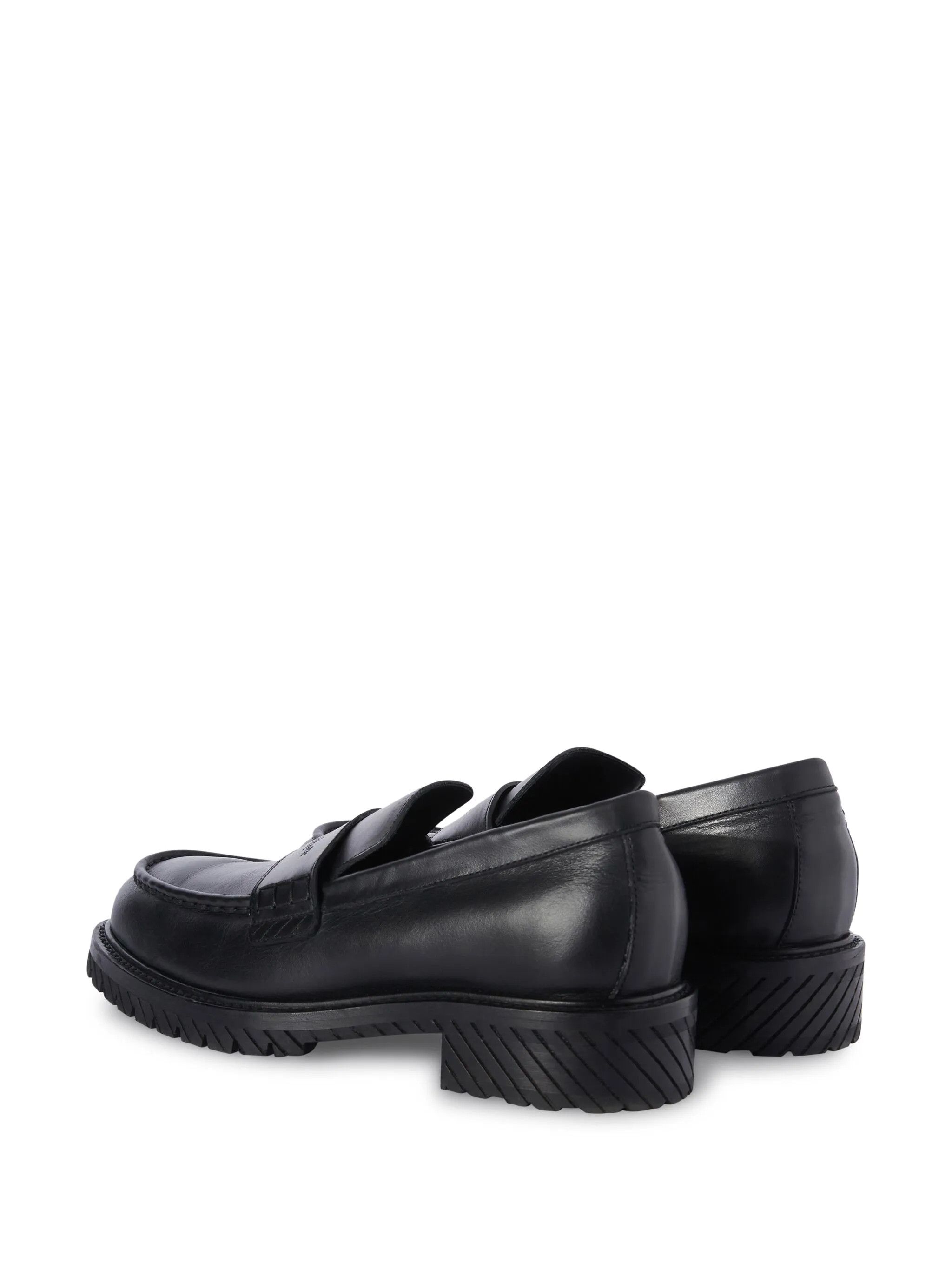 Off-White o1y0225 Logo Loafers in Black Size US 7 / EU 40 - 4 Thumbnail