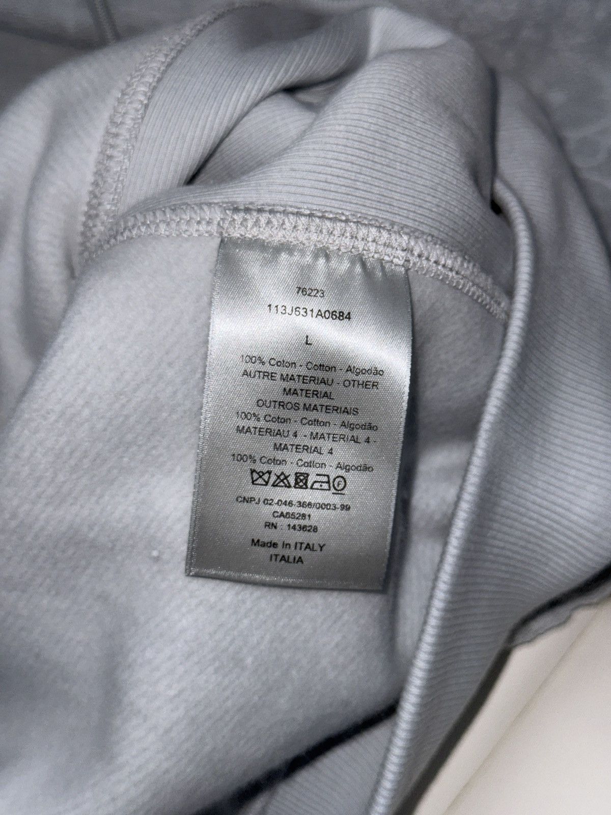 Dior Dior oblique logo hoodie Size US L / EU 52-54 / 3 - 9 Thumbnail