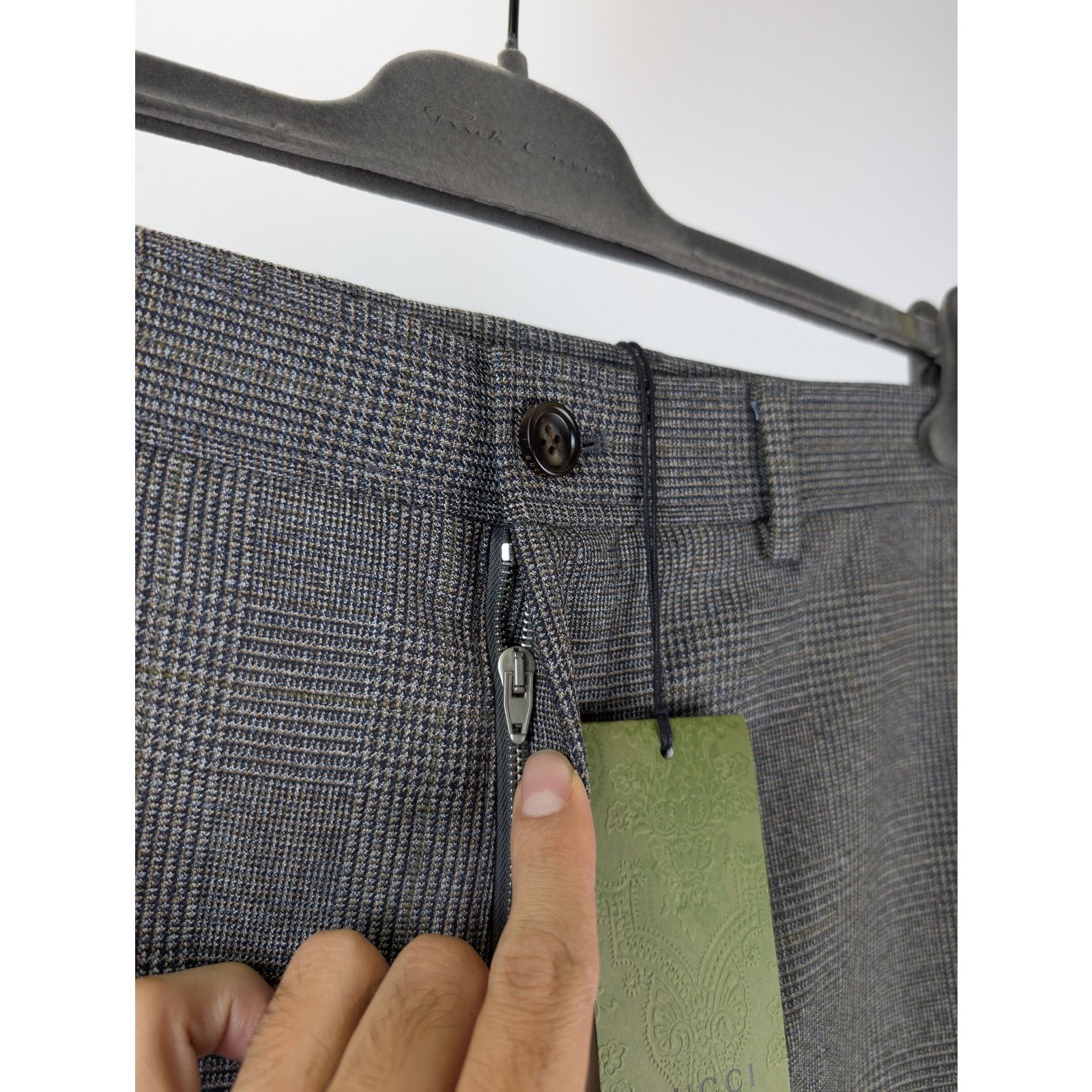 Gucci o1rshd1 Vintage Mouline Galles Pant in Black/Brown Size US 34 / EU 50 - 5 Thumbnail