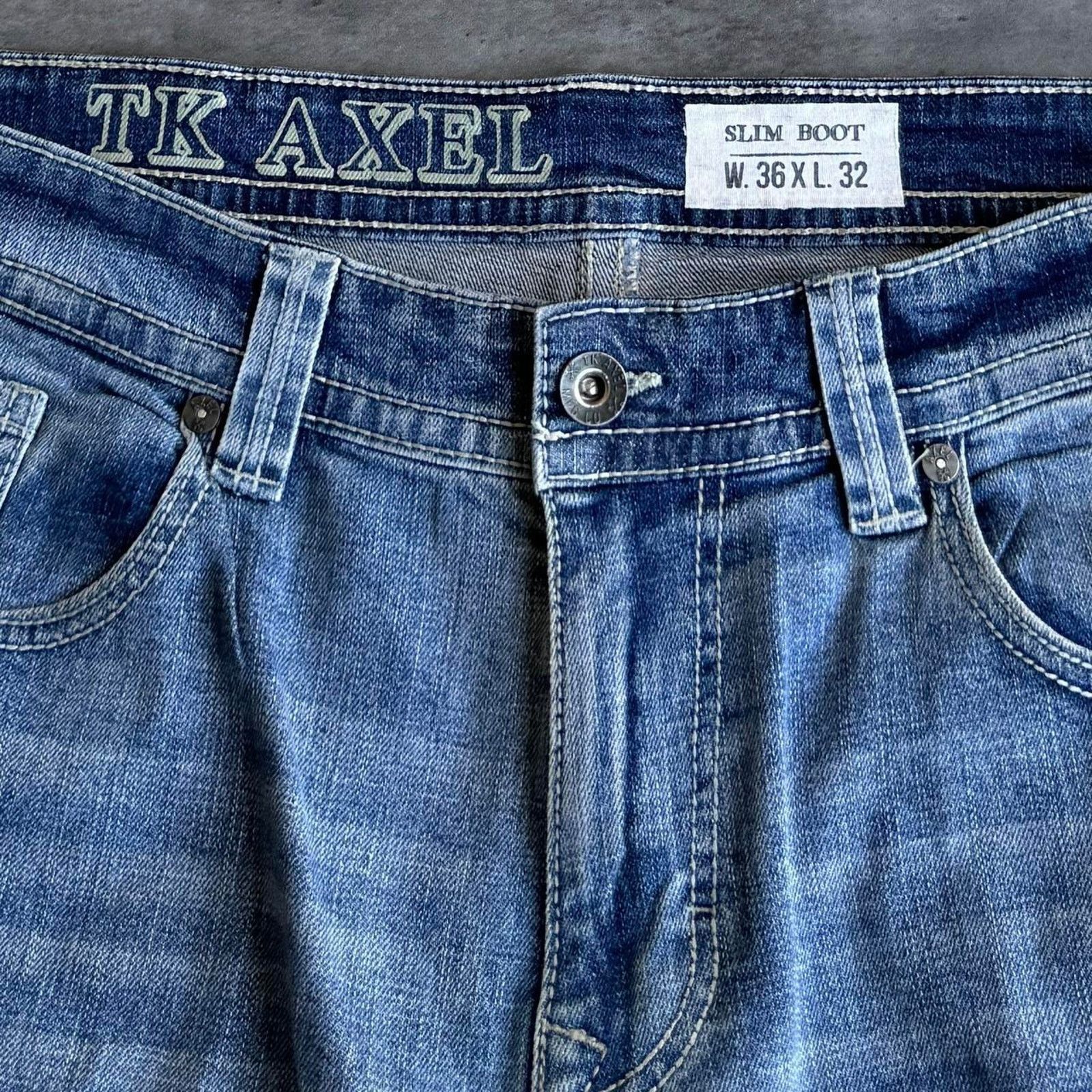 Axel Arigato × Express × Vintage Vintage Y2K TK AXEL Embroidered Baggy Grunge Opium Jeans Size US 36 / EU 52 - 4 Thumbnail