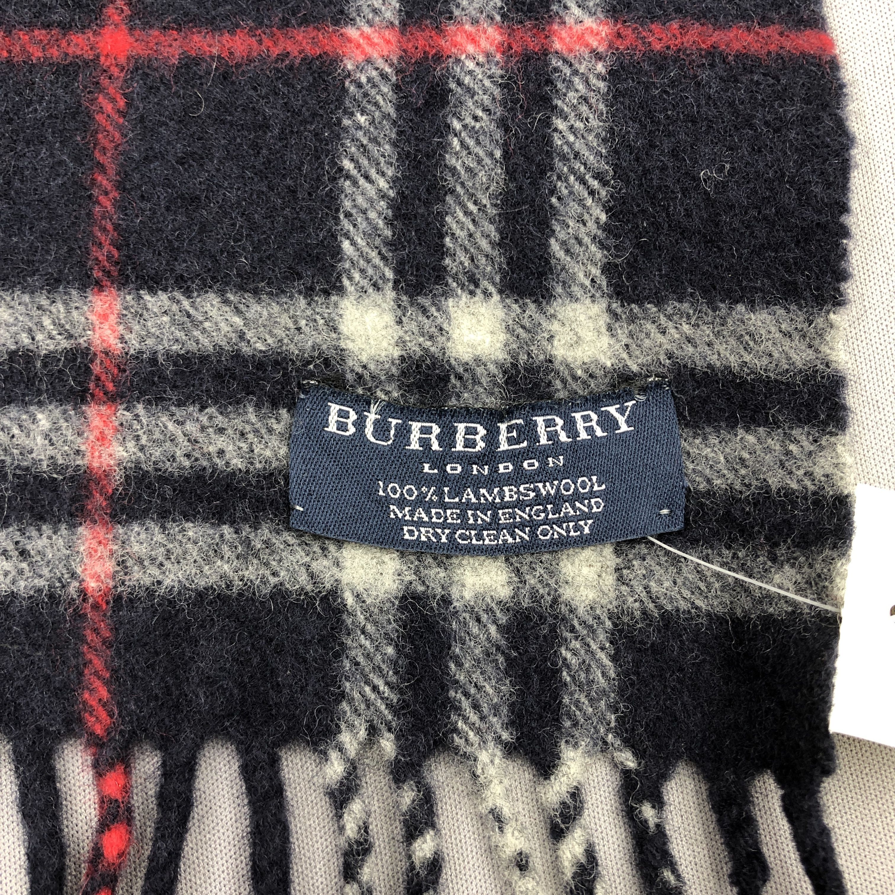Burberry Vintage Burberry Scarf Muffler Wool Nova Check Neck Scarves Size ONE SIZE - 7 Thumbnail
