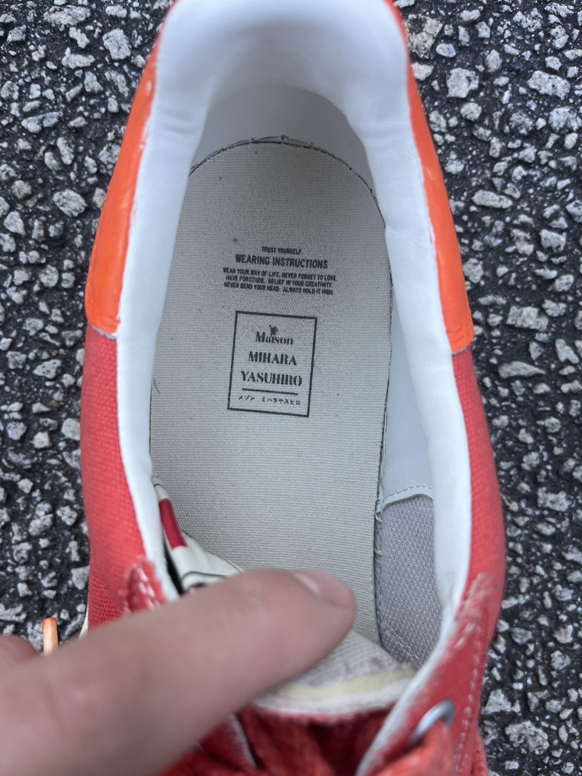 Japanese Brand × Maison MIHARA YASUHIRO Maison Mihara Yasuhiro Hank OG Sole Canvas Low Size US 12 / EU 45 - 5 Thumbnail