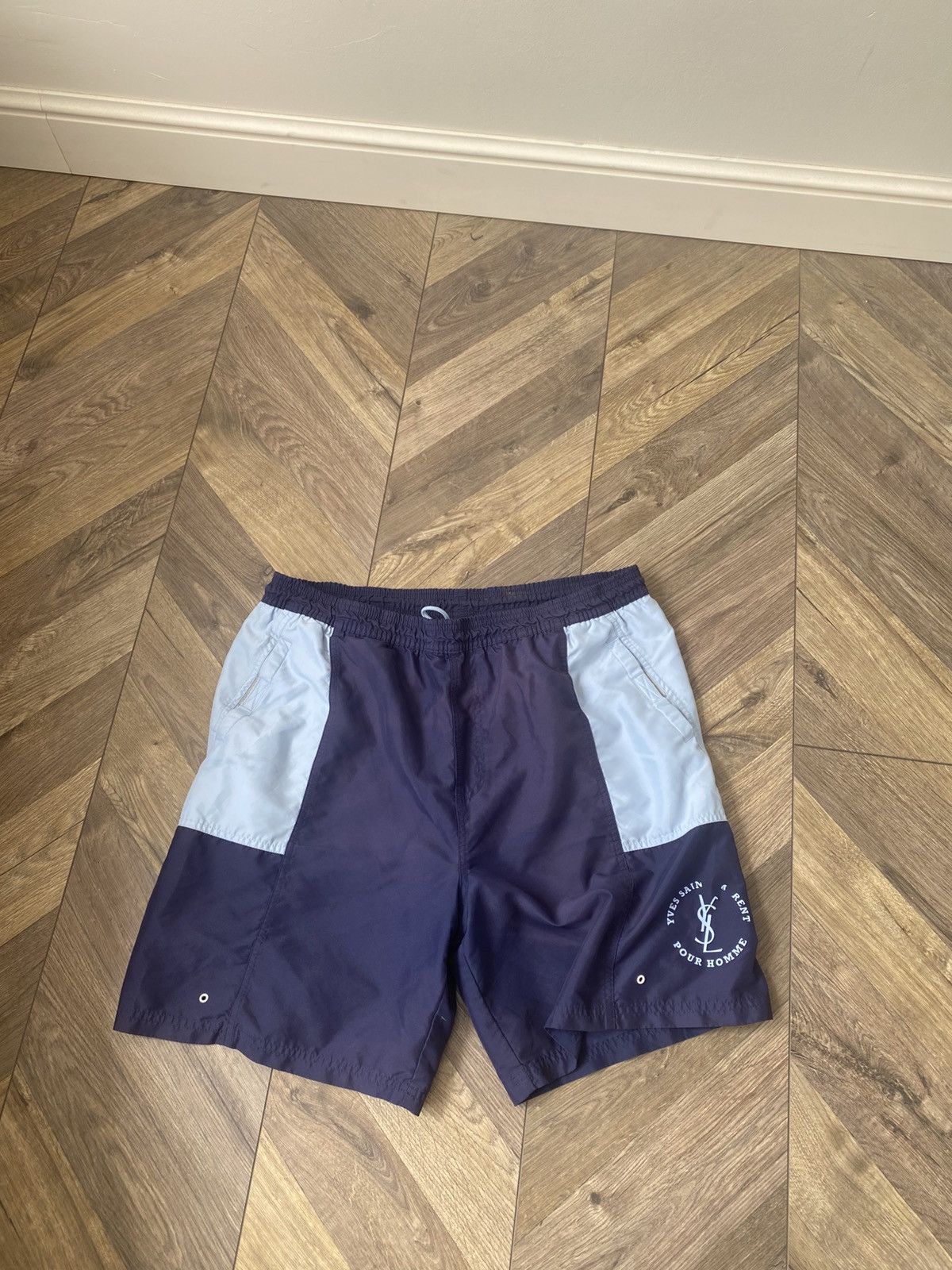 Designer × Vintage × Yves Saint Laurent Vintage Yves Saint Laurent YSL Shorts 90s Size US 32 / EU 48 - 2 Thumbnail