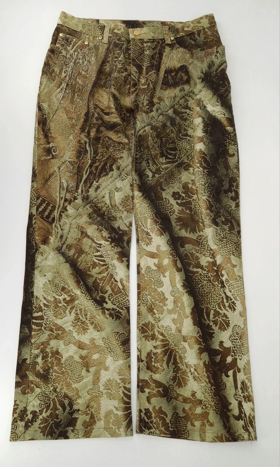 Roberto Cavalli Vintage real tree tattoo denim Size US 34 / EU 50 - 7 Thumbnail