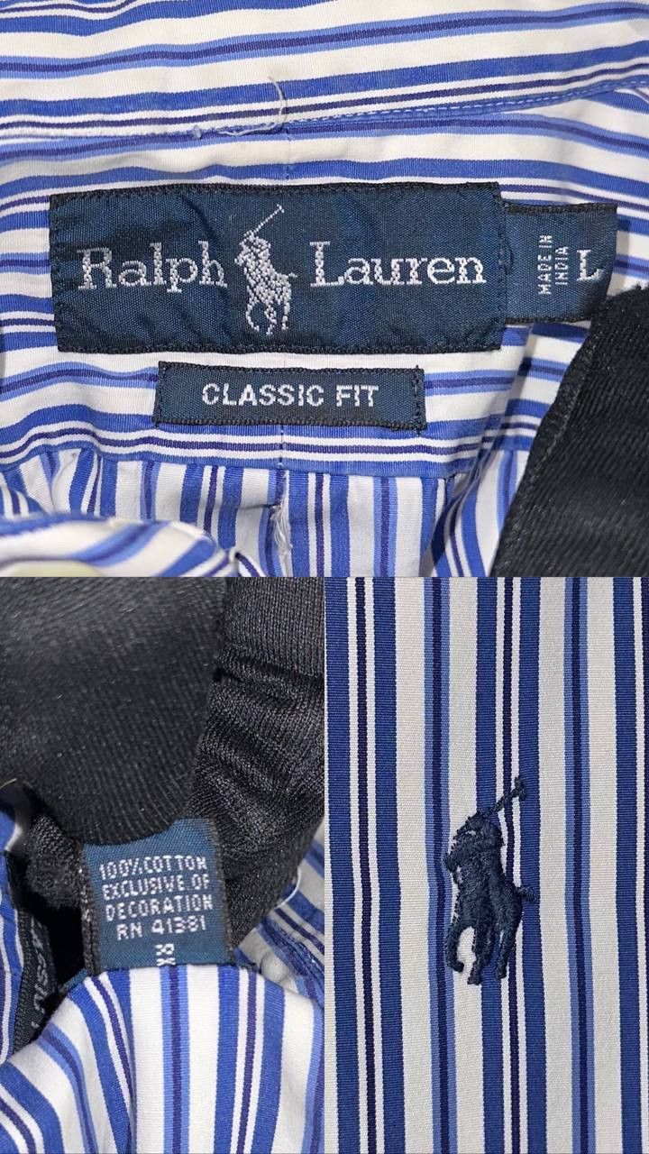 Polo Ralph Lauren × Ralph Lauren Ralph Lauren Shirt Button Down Long Sleeve striped Classic Size US L / EU 52-54 / 3 - 8 Thumbnail