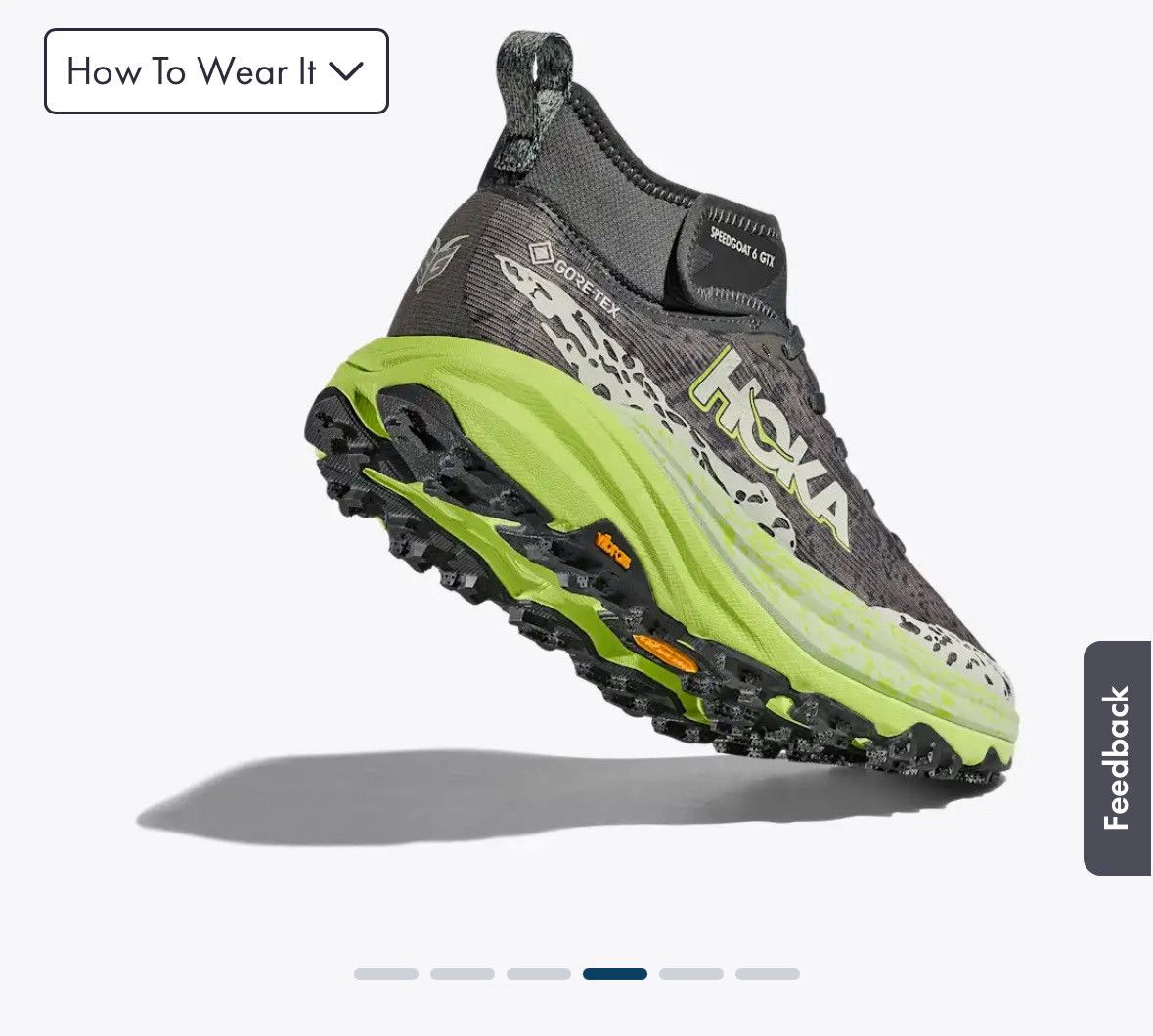 Hoka Speedgoat 6 GTX, sz 10 US Size US 10 / EU 43 - 13 Thumbnail