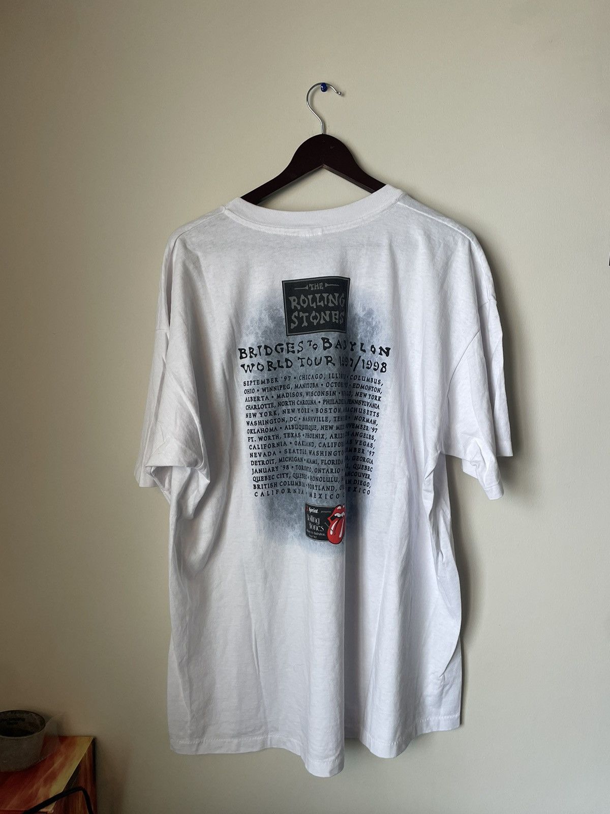 Anvil × Vintage Vintage 1997/98 The Rolling Stones tour tee shirt Size US XXL / EU 58 / 5 - 5 Thumbnail