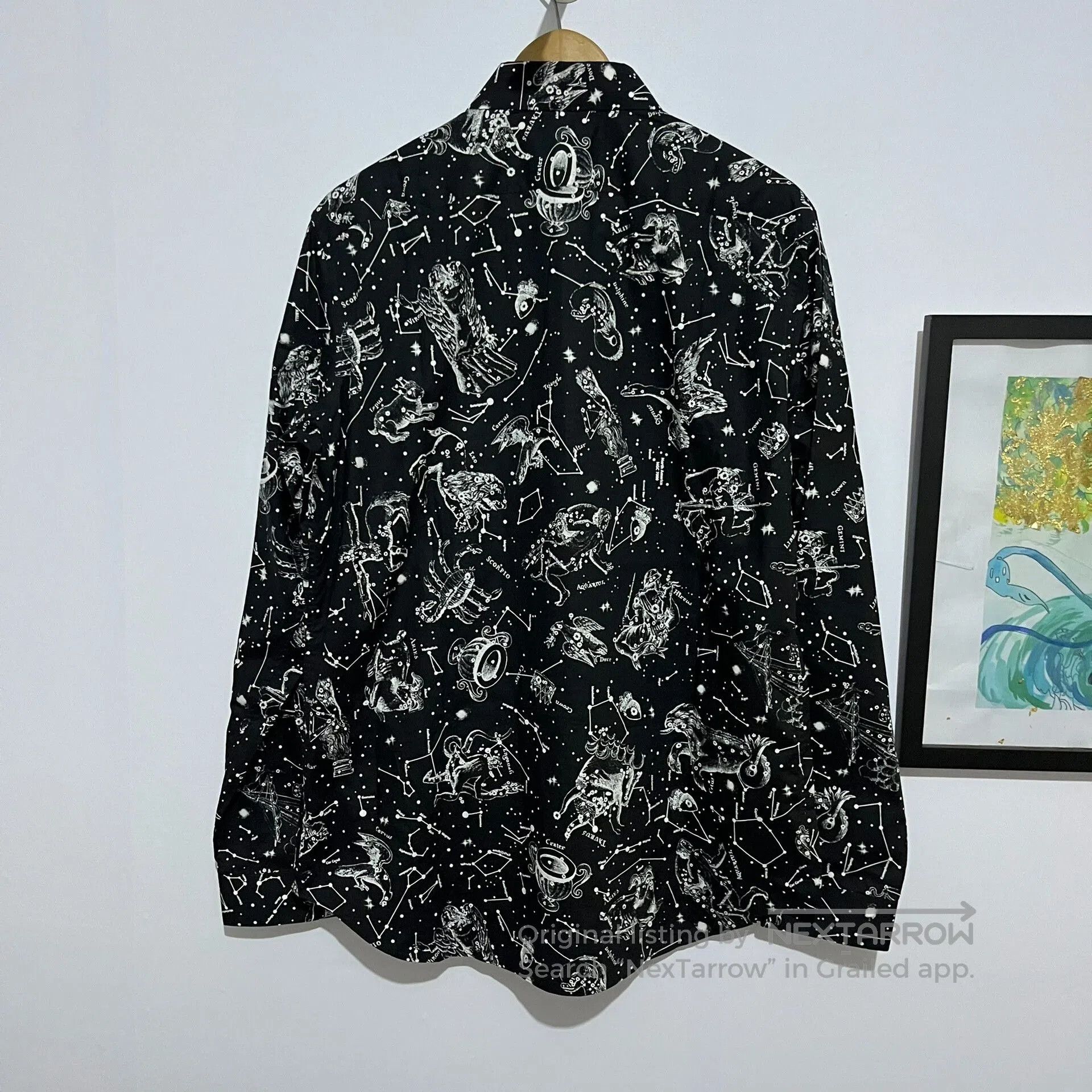 Valentino valentino constellation collar men's shirt. Size US L / EU 52-54 / 3 - 4 Thumbnail