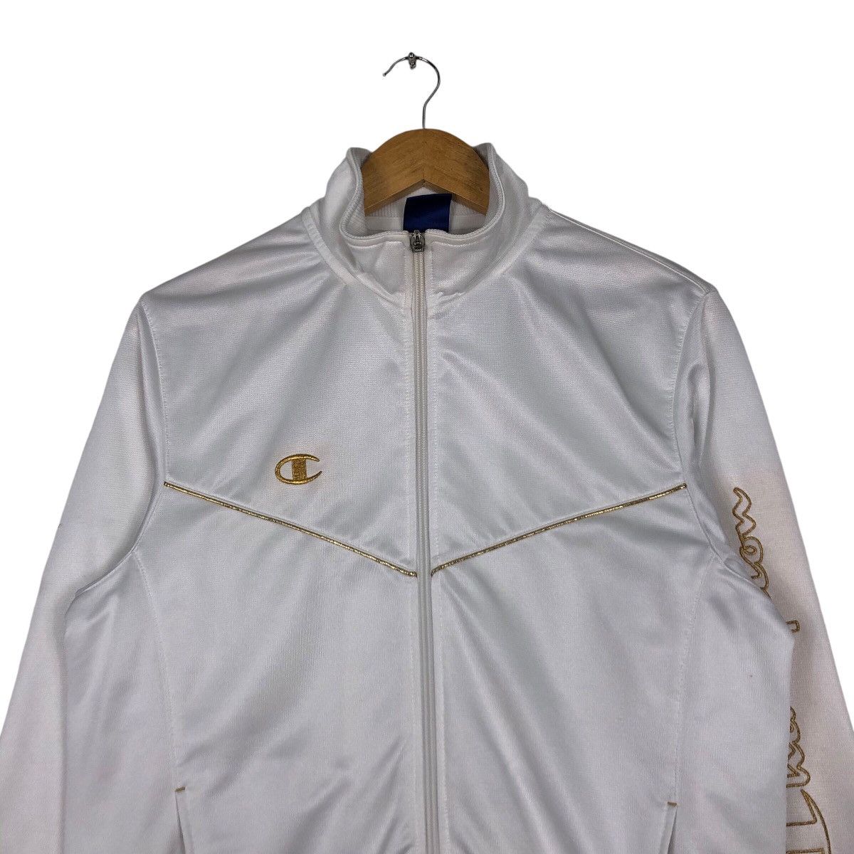 Champion × Vintage Vintage Sweater Champion White Streetwear Small Size US S / EU 44-46 / 1 - 2 Thumbnail