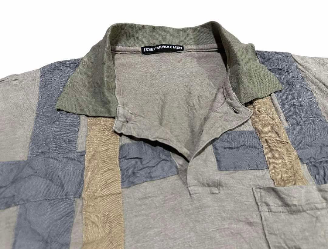 Issey Miyake 🔥Vintage Issey Miyake Men Striped Patchwork Shirt Size US L / EU 52-54 / 3 - 5 Thumbnail